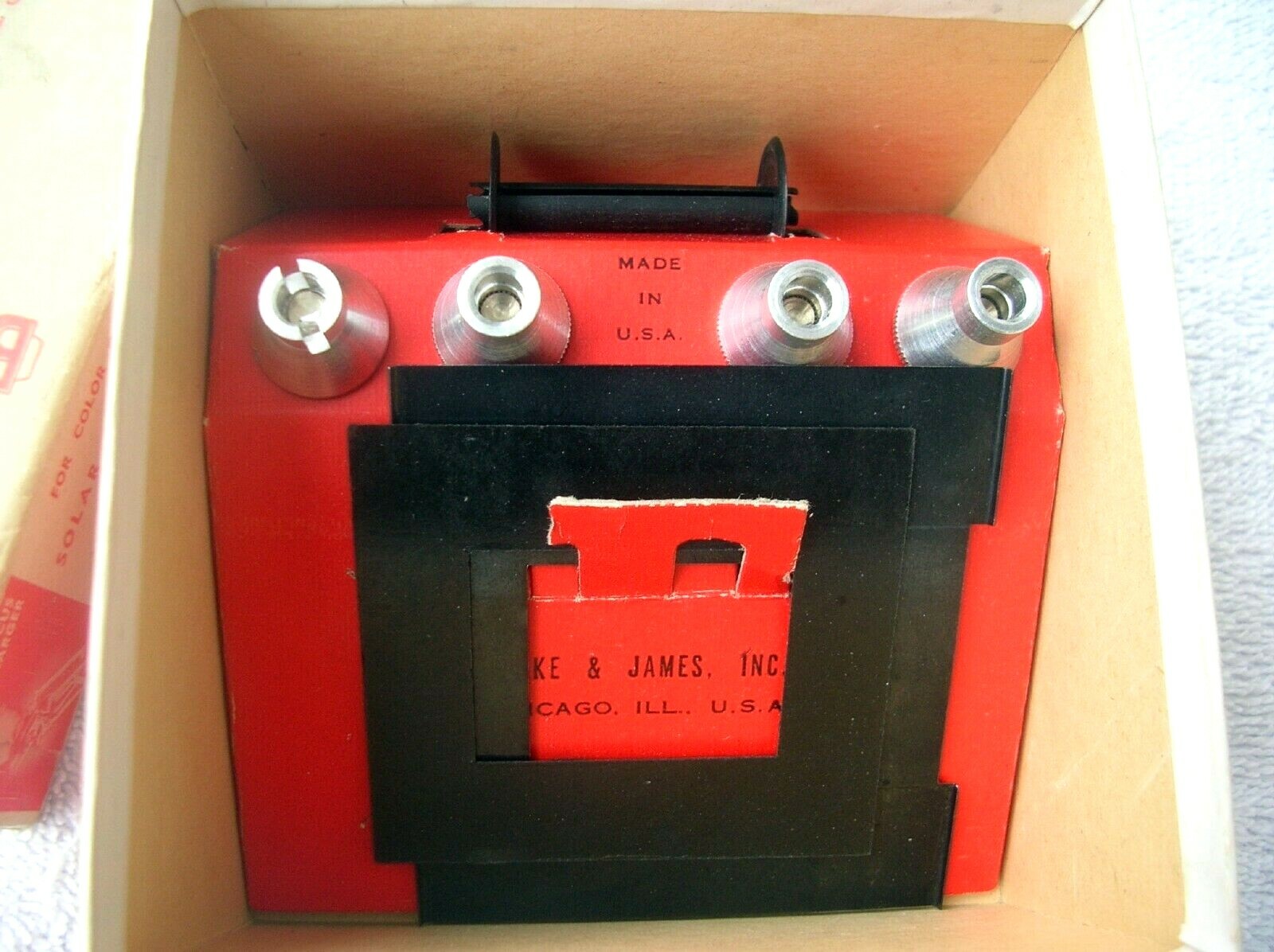 Vintage Burke & James, ESSENKAY Color Film Adapter, New Old Stock