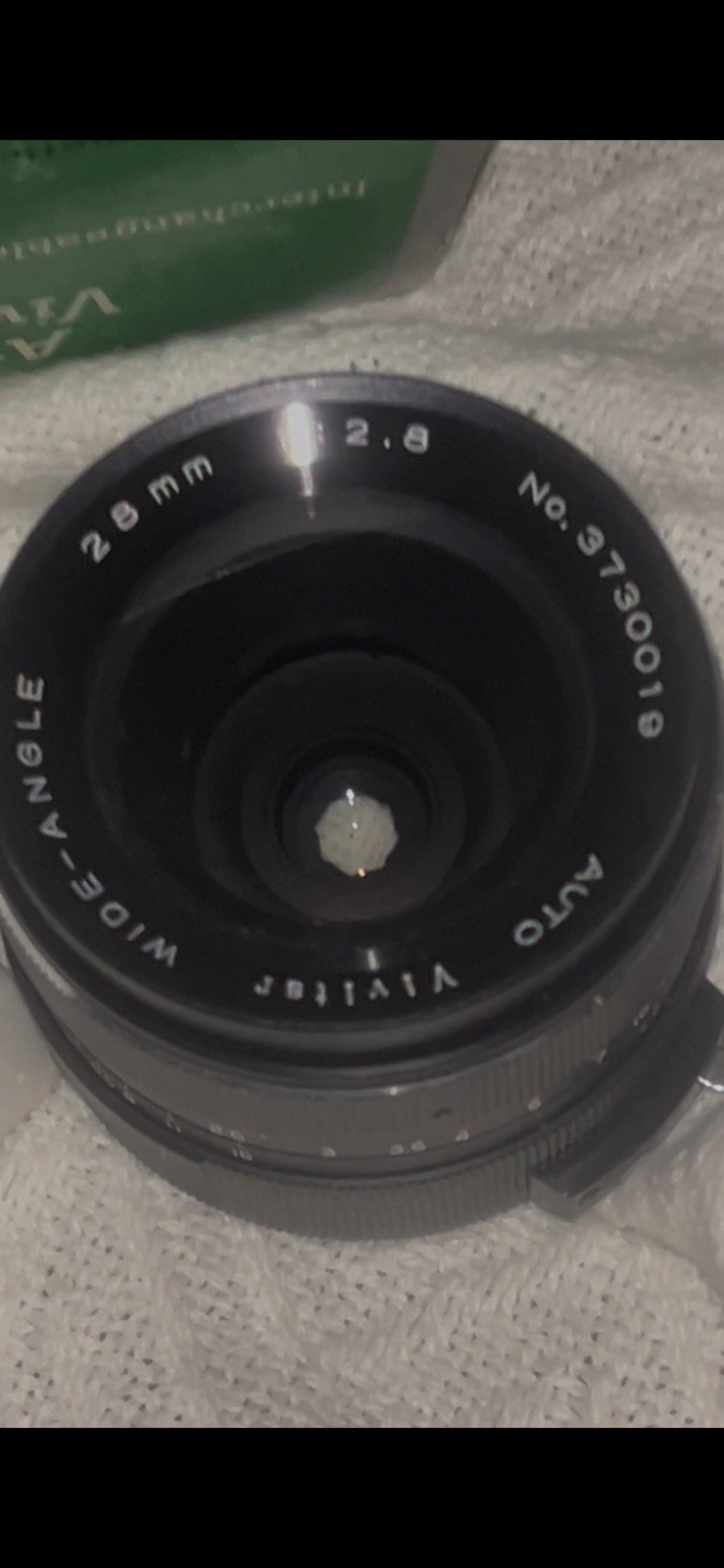 Vivitar Basic Automatic Wide Angle Lens 28 Mm F2.8