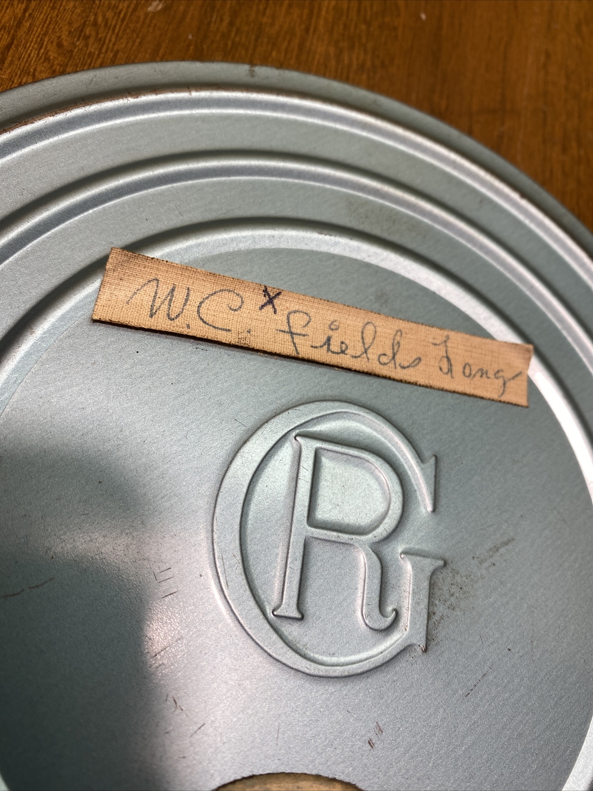Reelane Metal Green Film Reels Canister Can Case WC FIELDS OUR GANG