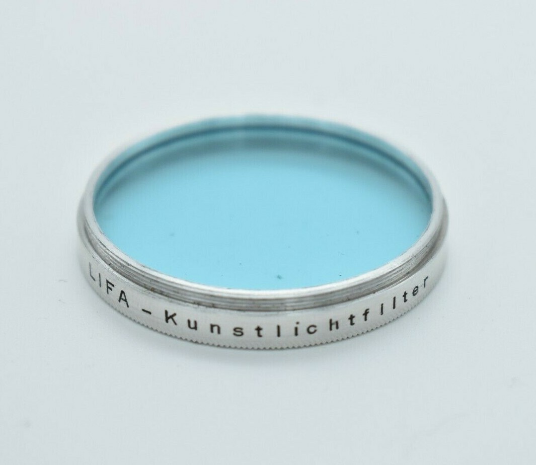 Vintage Lifa Germany Kunstlichtfllter Blue Filter