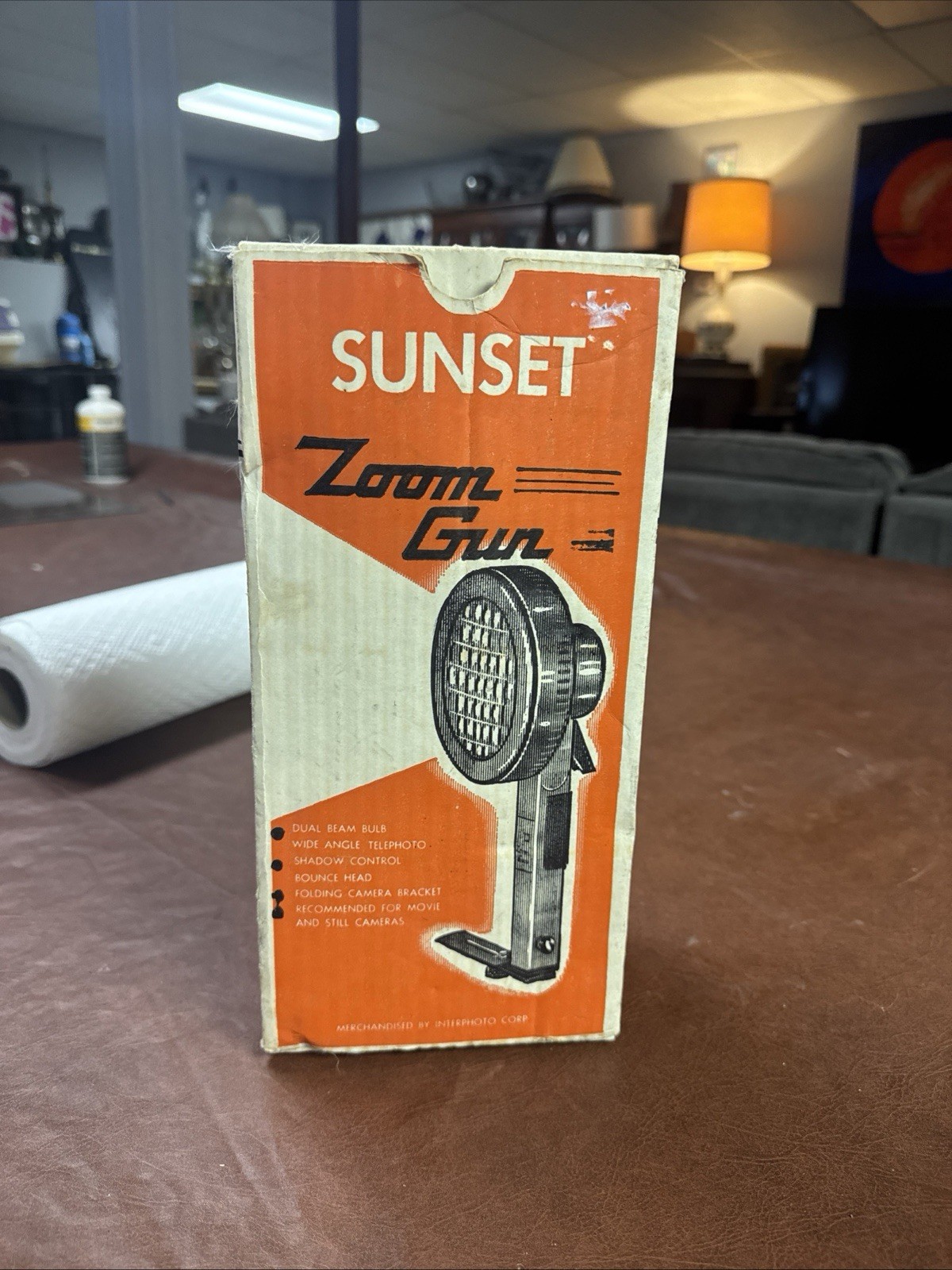 Vintage Sunset Zoom Gun Movie Light w/ Box & Manual – Tested Working