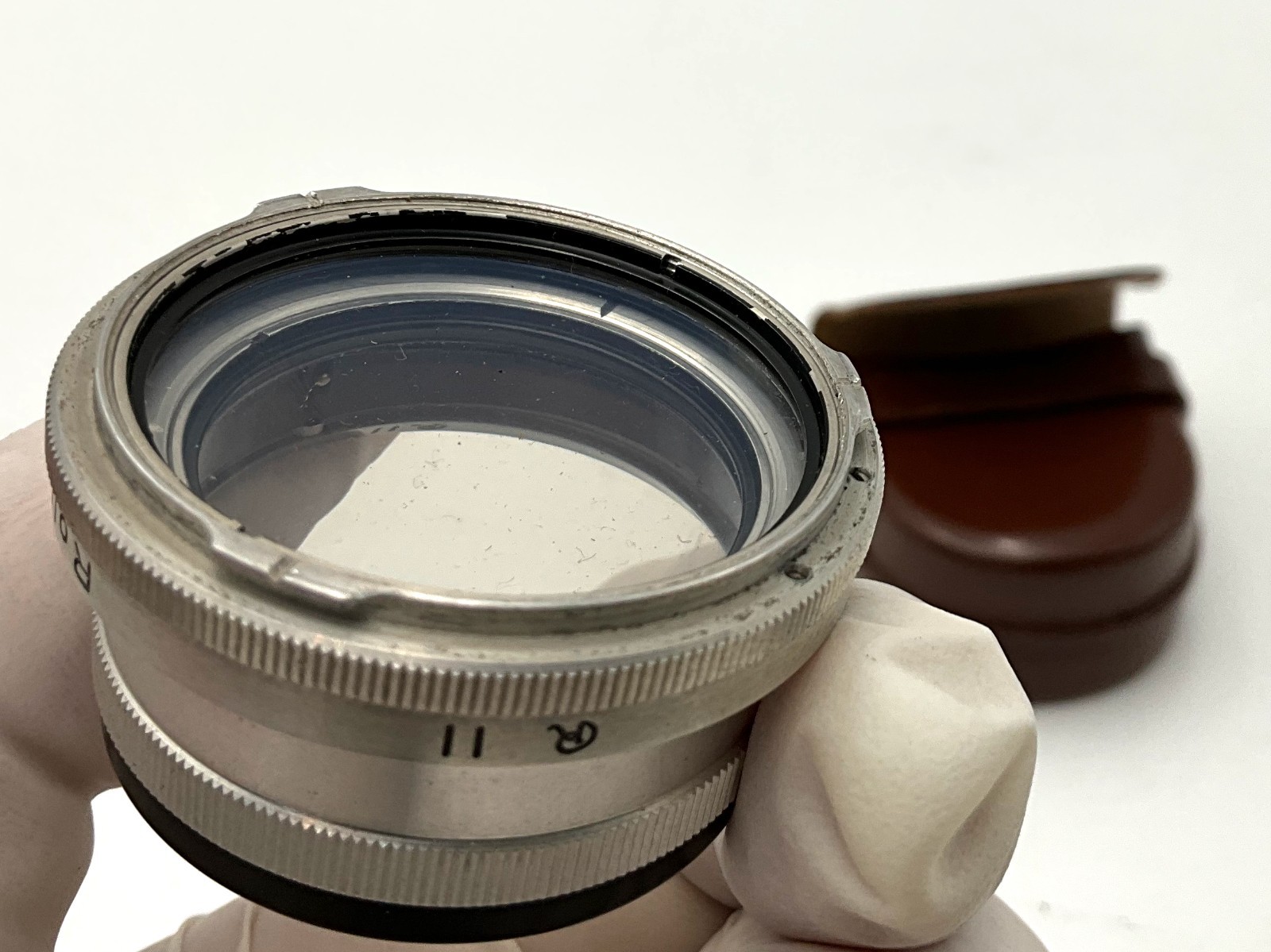 Heidosmat‐Rolleinar 1 close‐up lens set R II Bay II for Rolleiflex TLR