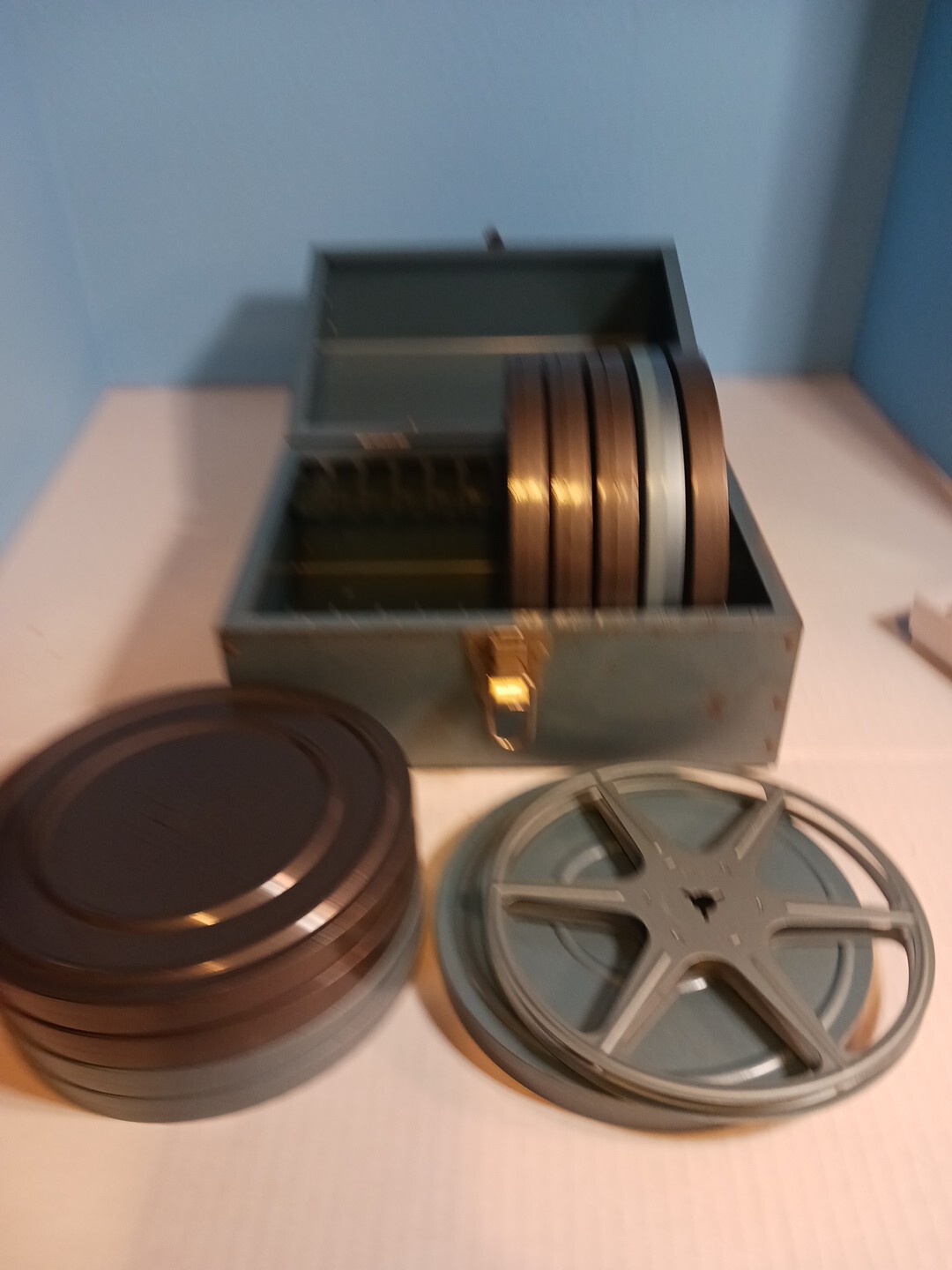 Vintage SCHERER/apex 11 Reel Storage Case 7″ Movie Reels