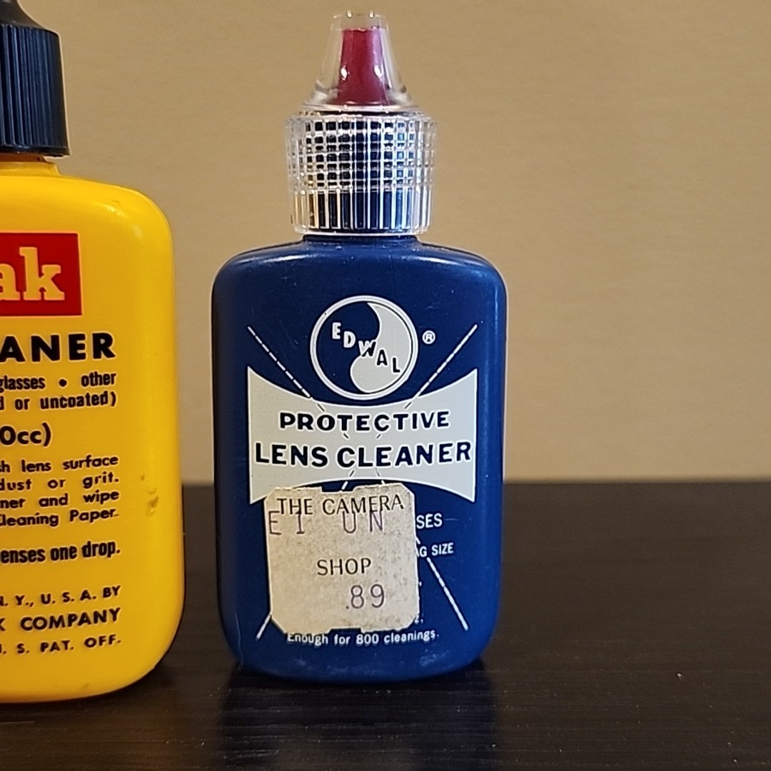 Vintage Kodak Lens Cleaner, Edwal Lens Cleaner, Light Savers Anti Fogging