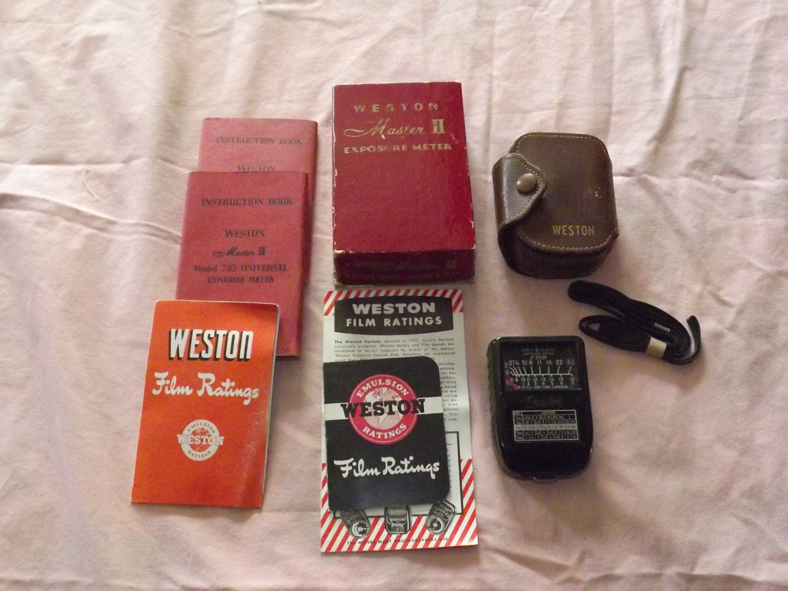 VINTAGE CAMERA PHOTOGRAPHY 1950S WESTON MODEL 853 EXPOSURE METER