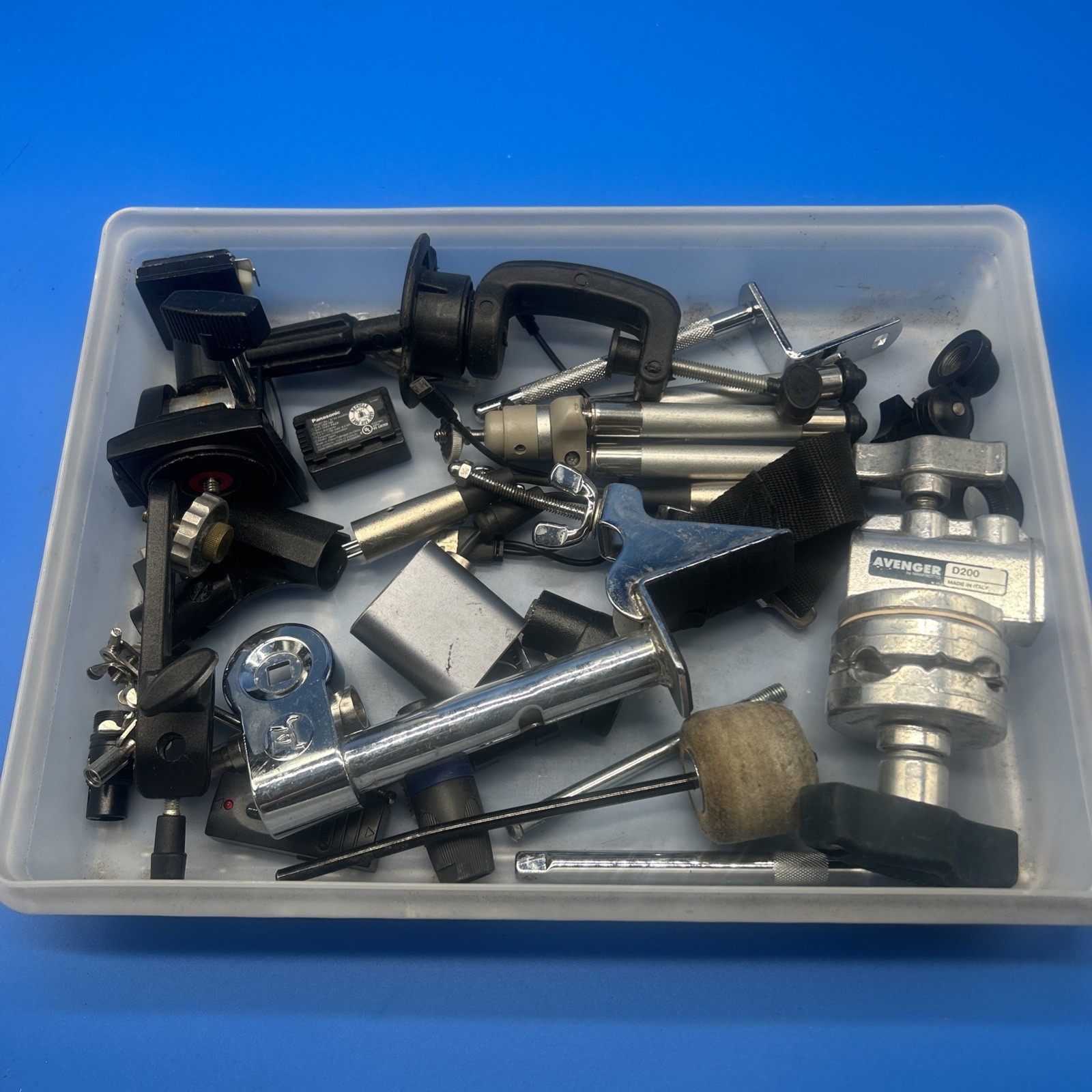 Vintage Huge Lot mounting lighting accessories, grip arms, & Other Parts Cameras