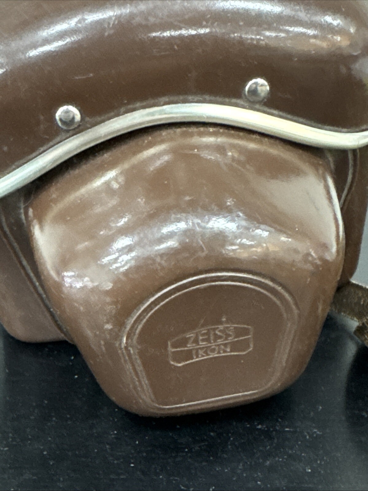 Vintage Zeiss Ikon Brown Leather Case
