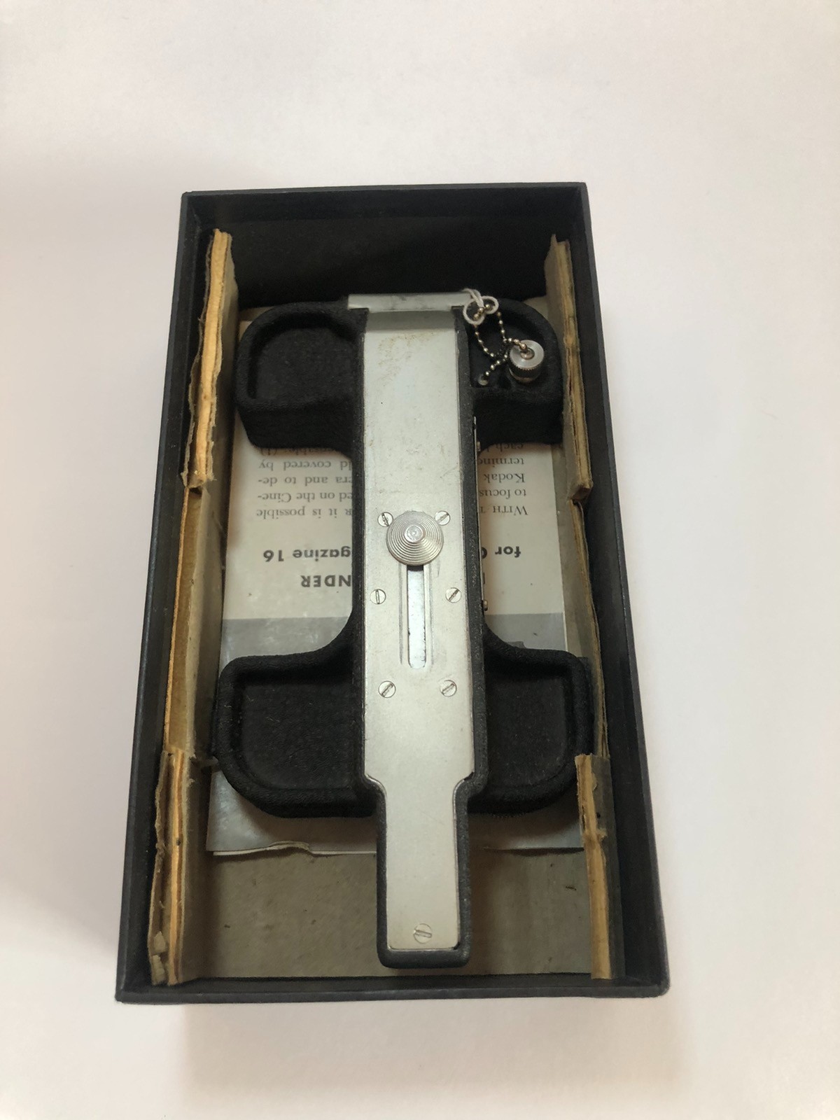Vintage Cine-Kodak Focusing Finder for Magazine 16 w/ Box & Manual
