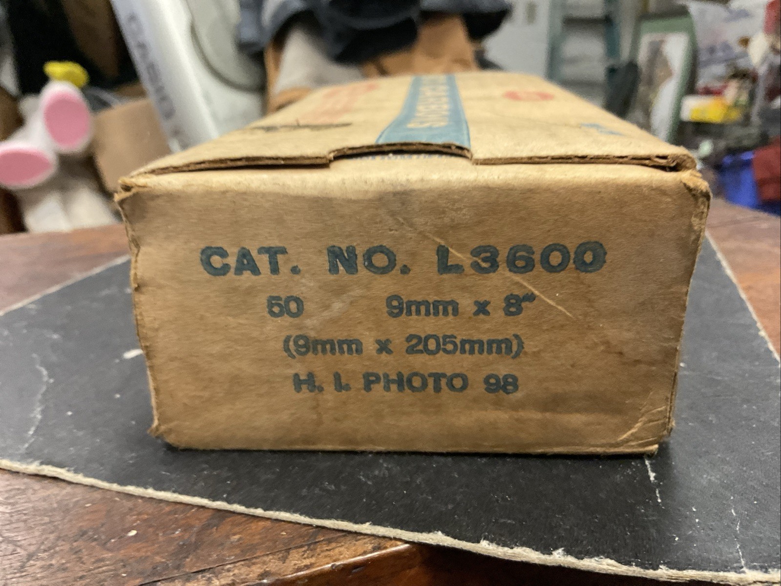 L3600 Arc Carbons 9mm X 8″, Box of 50 NEW NOS Union Carbide Corp 205mm Rods