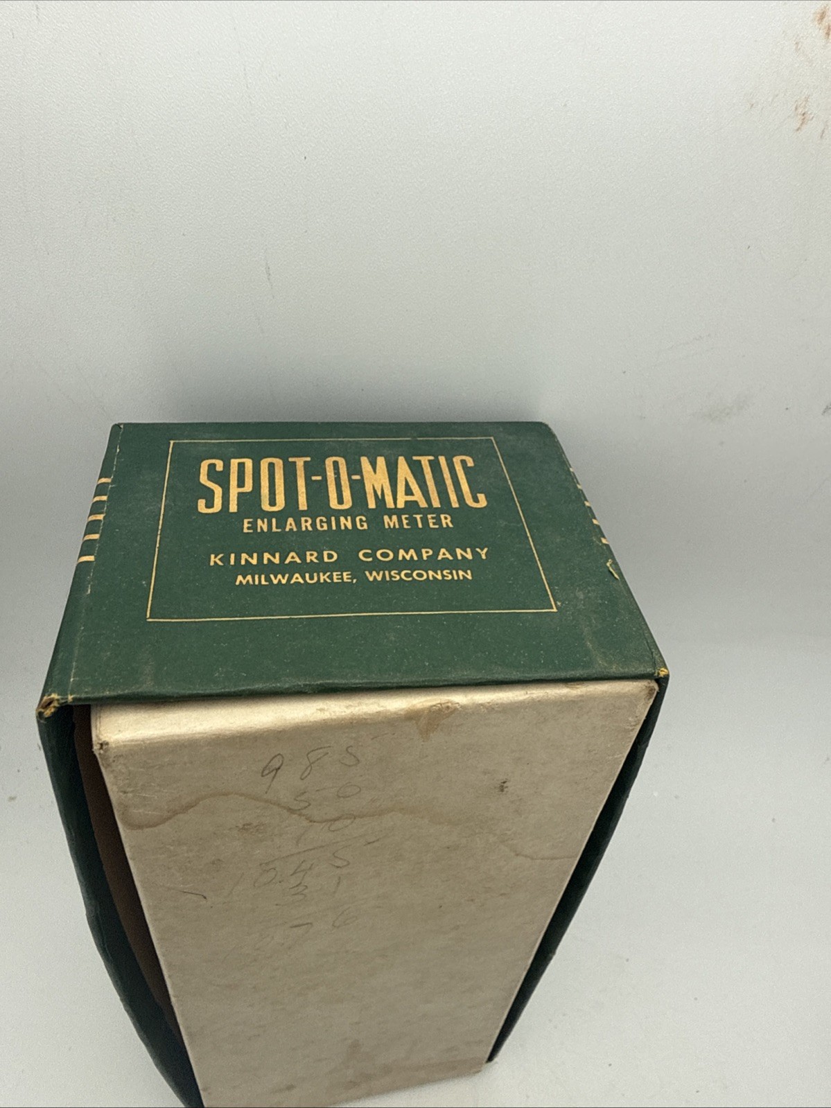 VTG Kinnard Spot-O-Matic Enlarging Meter w/ Box Instructions , Manual not Tested