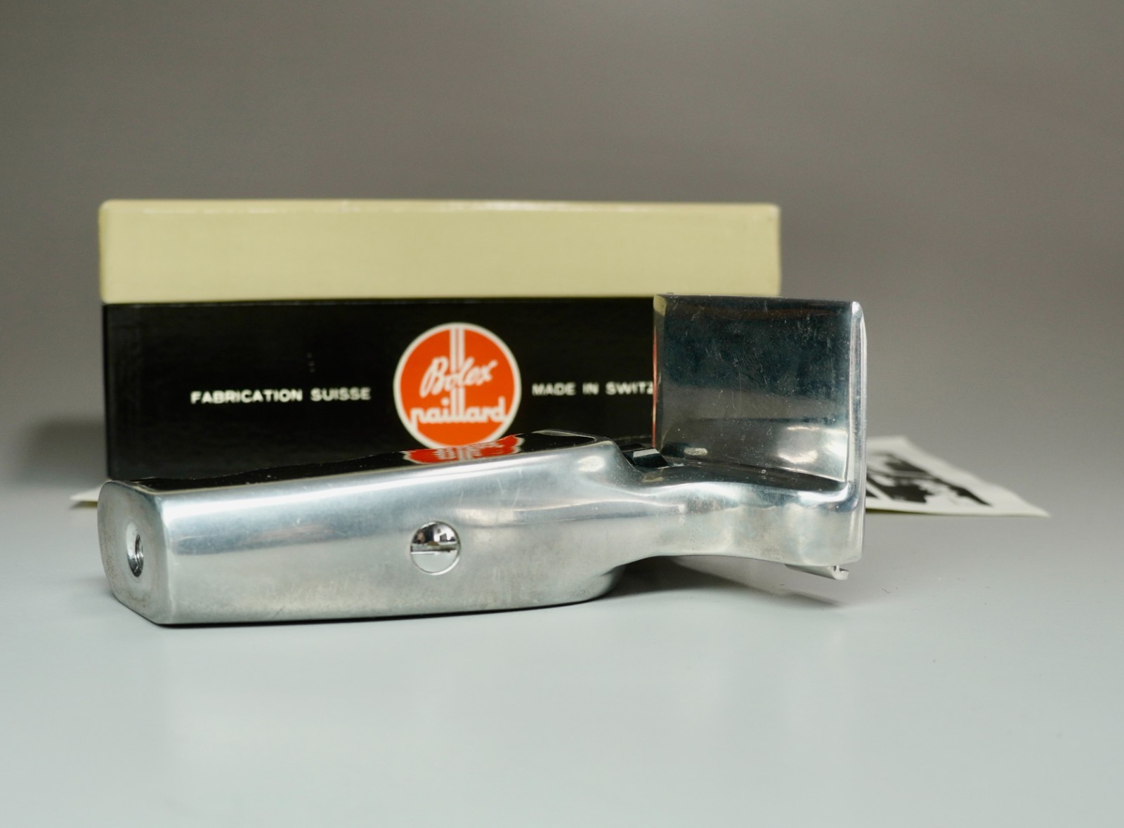 Vtg 1950s Bolex Paillard C8 DECLIC Movie Camera Trigger Handle Original Box EUC