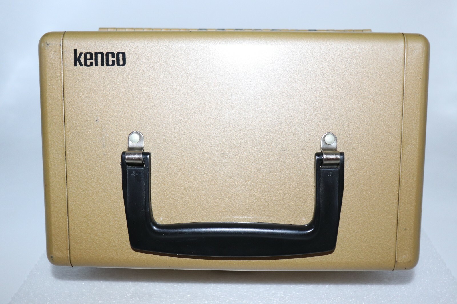 Vintage KENCO Film Tape Reel 10 Slot Metal Box