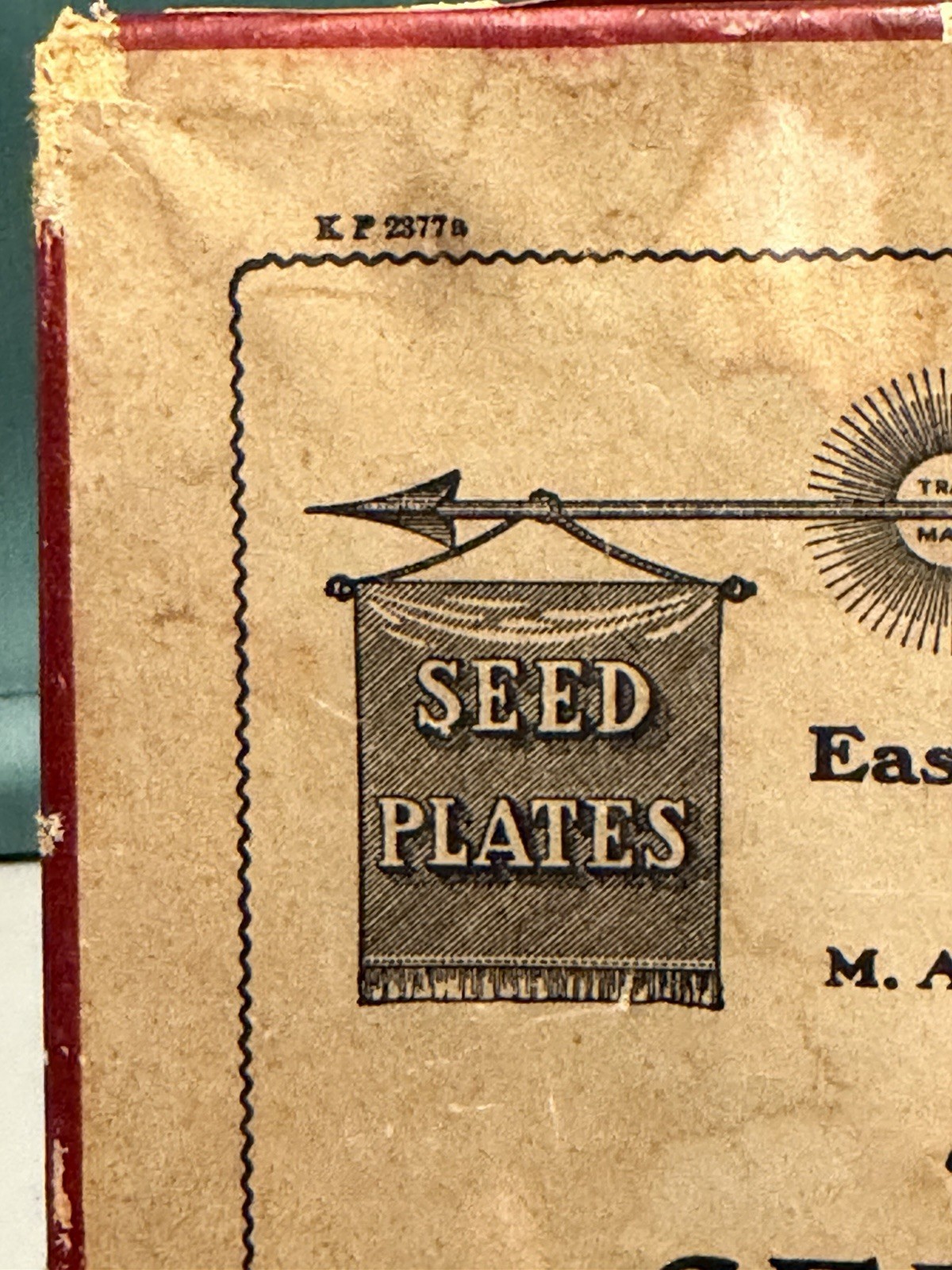 Eastman Kodak Seeds Dry Plates Glass Photography Slide Photo General Store Auto