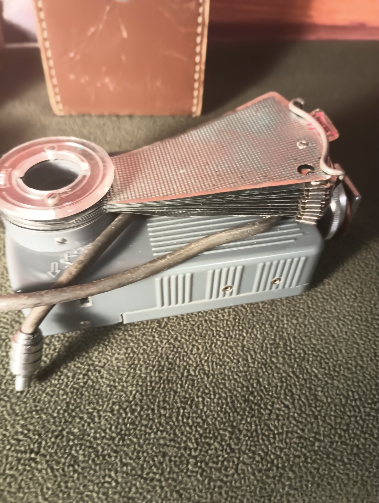 Walz Camera Flash B-BC Type Sermonic Light Meter Gauge Vintage Leather Cases