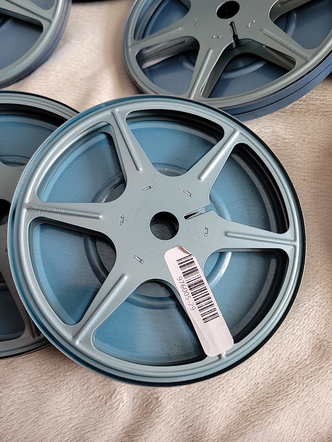 Lot of 10 Vintage Zayre & Scherer Film Storage Can & Reels Super 8 5″ & 7″