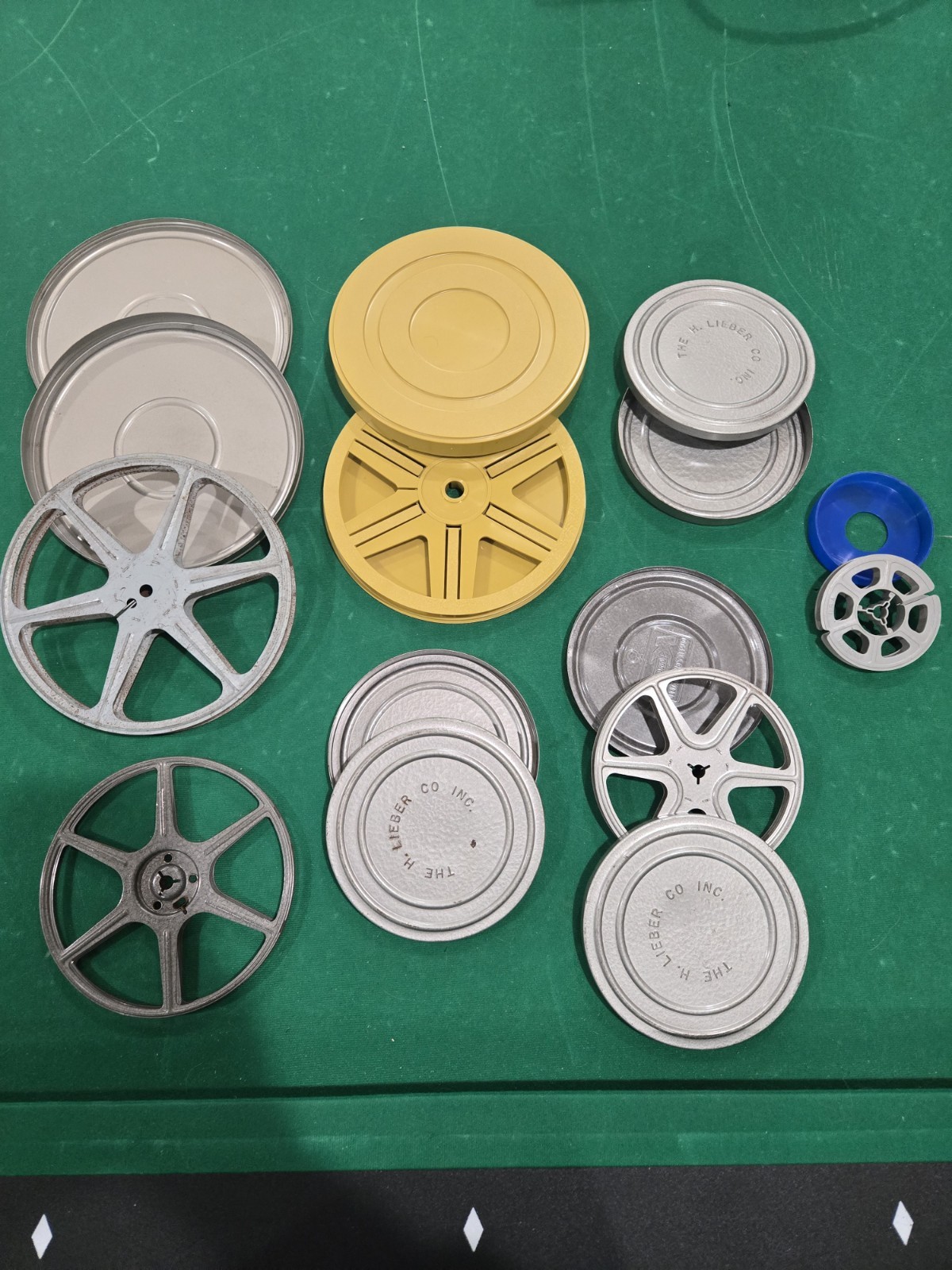 Variety of Vintage 8mm and Super 8 Reels And Cases