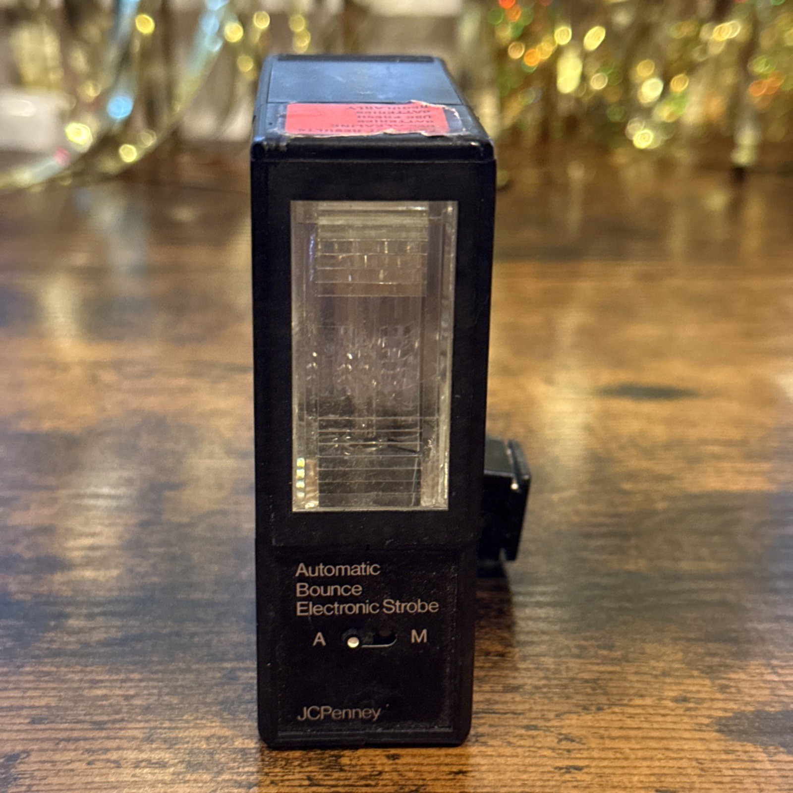JC PENNEY Vintage AUTOMATIC ELECTRONIC BOUNCE STROBE Flash Untested