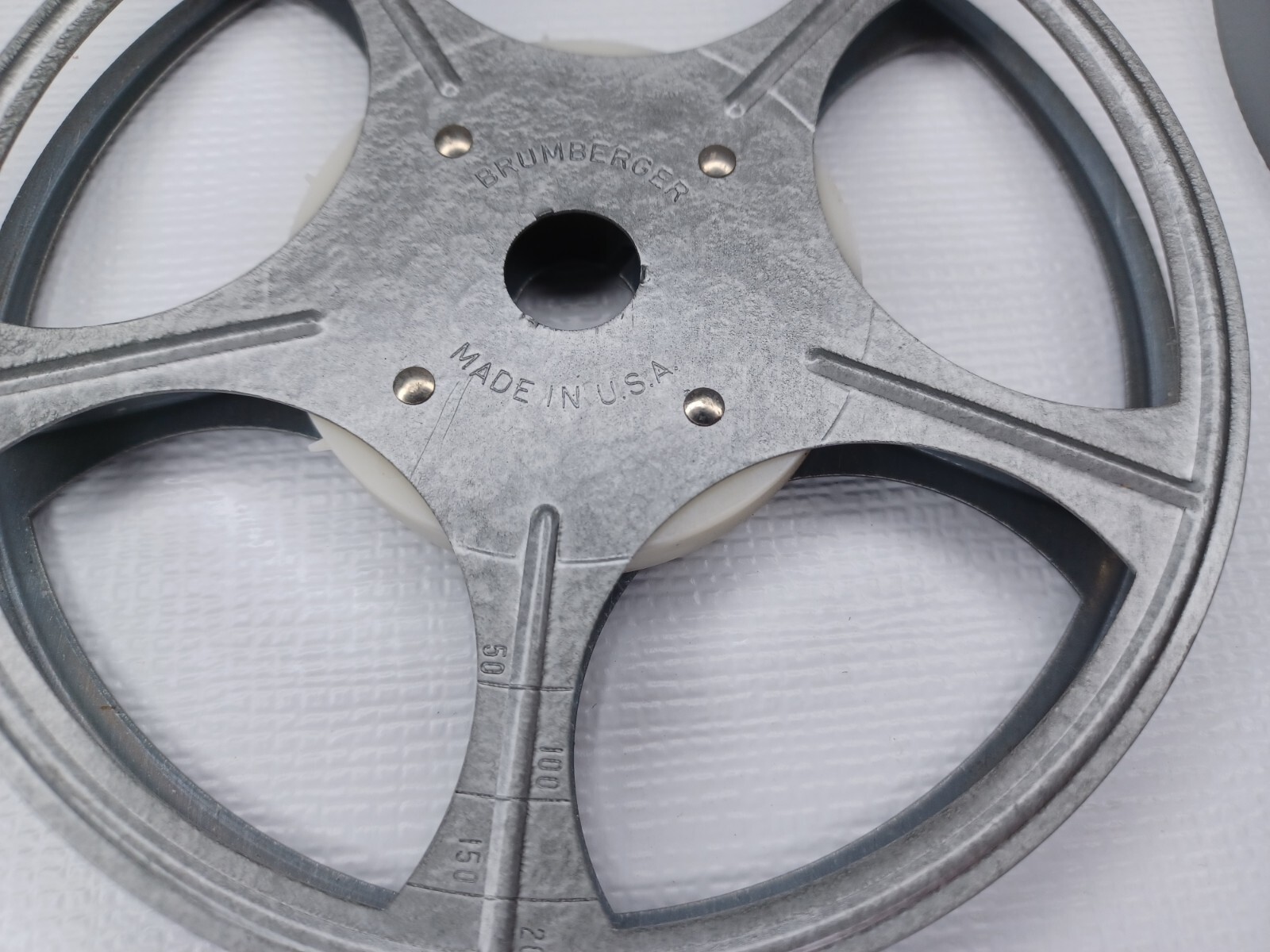 Brumberger 5″ Grey Metal Reel Case