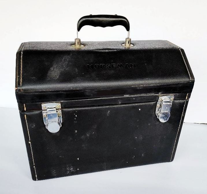 Vintage Horseman Genuine Camera Case (Black)