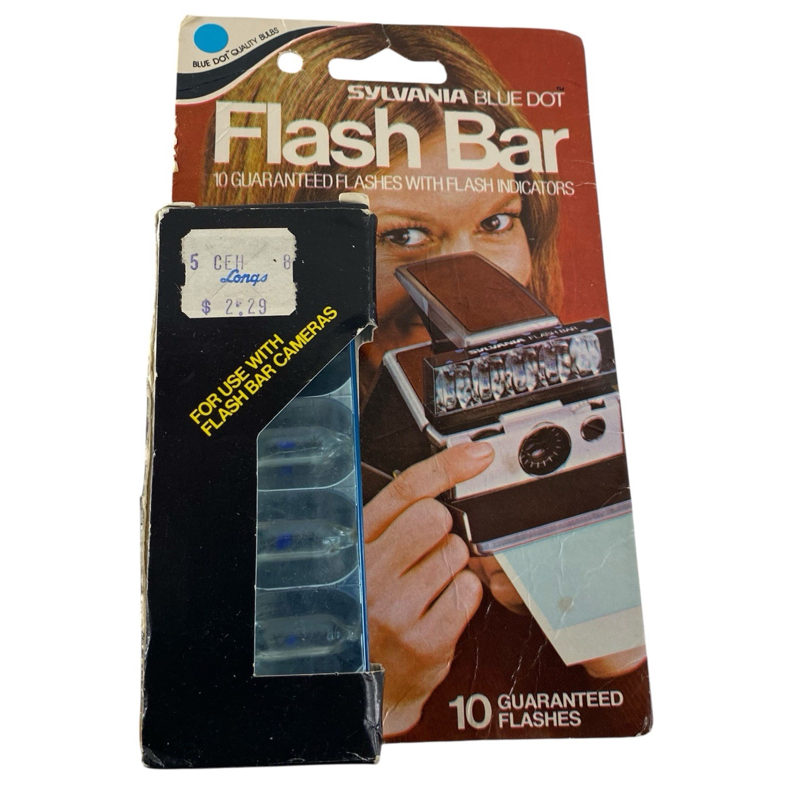 Flash Bars Lot for Polaroid Cameras Sylvania Flash Blue Dot GE