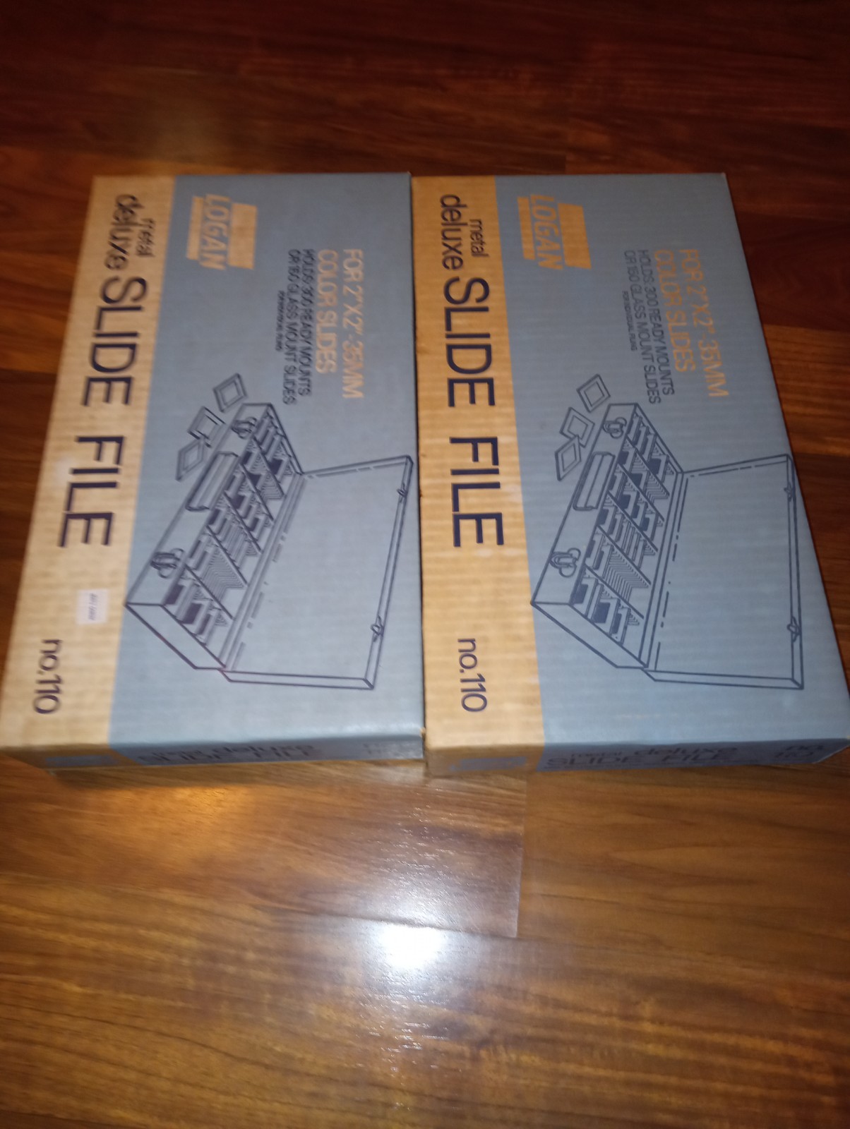 Logan #110 Deluxe Slide File Lot Of 2 2×2 35mm