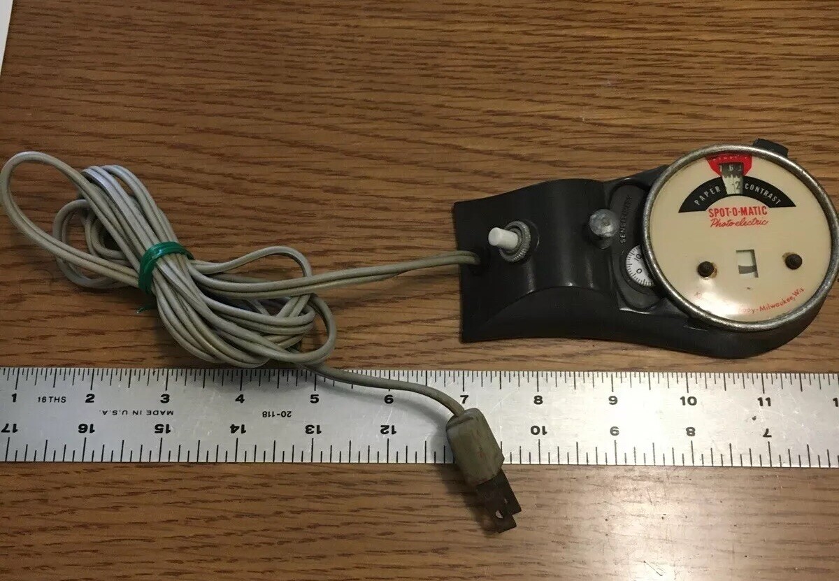 Vintage Kinnard Spot-O-Matic Enlarging Meter Made in USA Model CDS Master