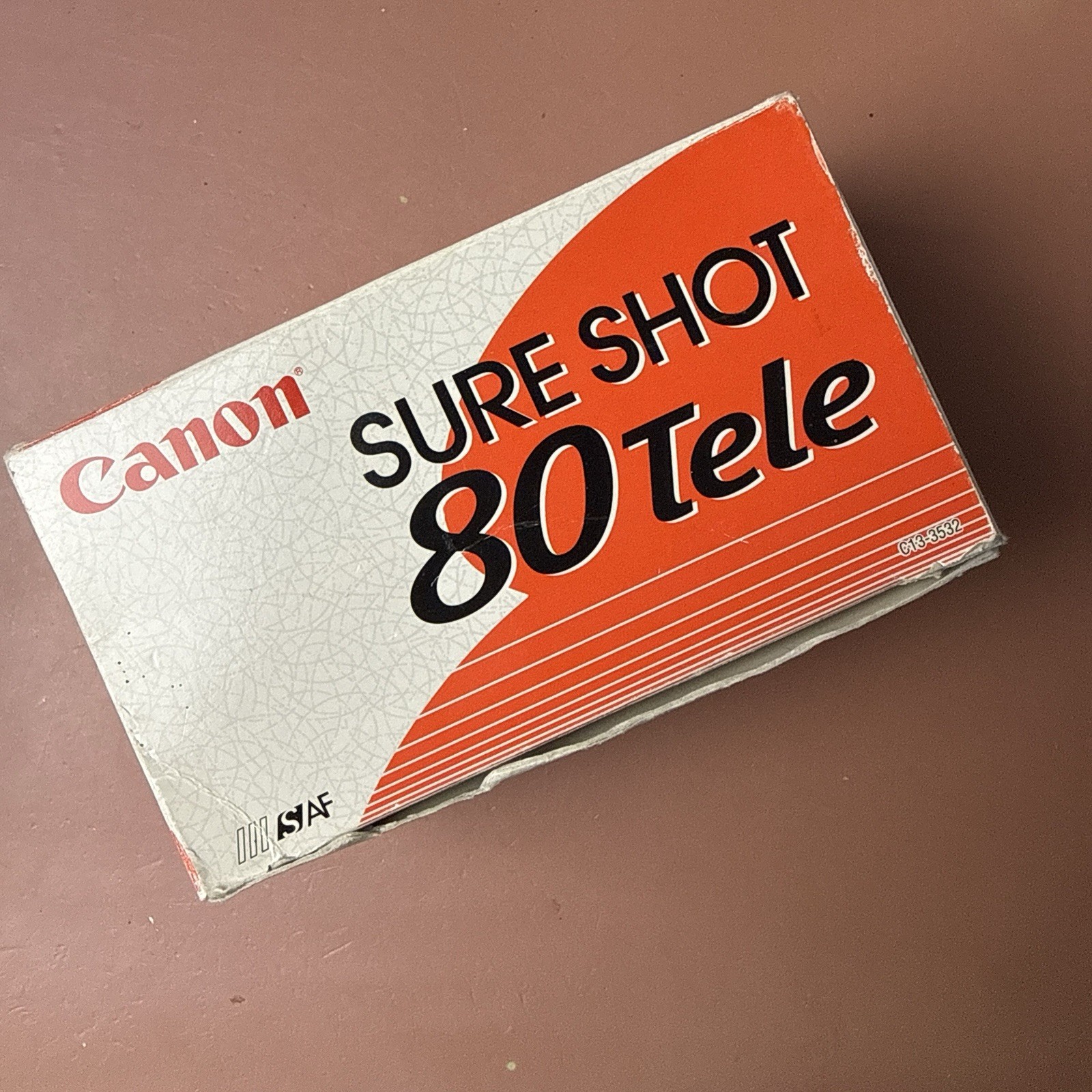 Canon Sure Shot 80 Tele Film Camera BOX ONLY