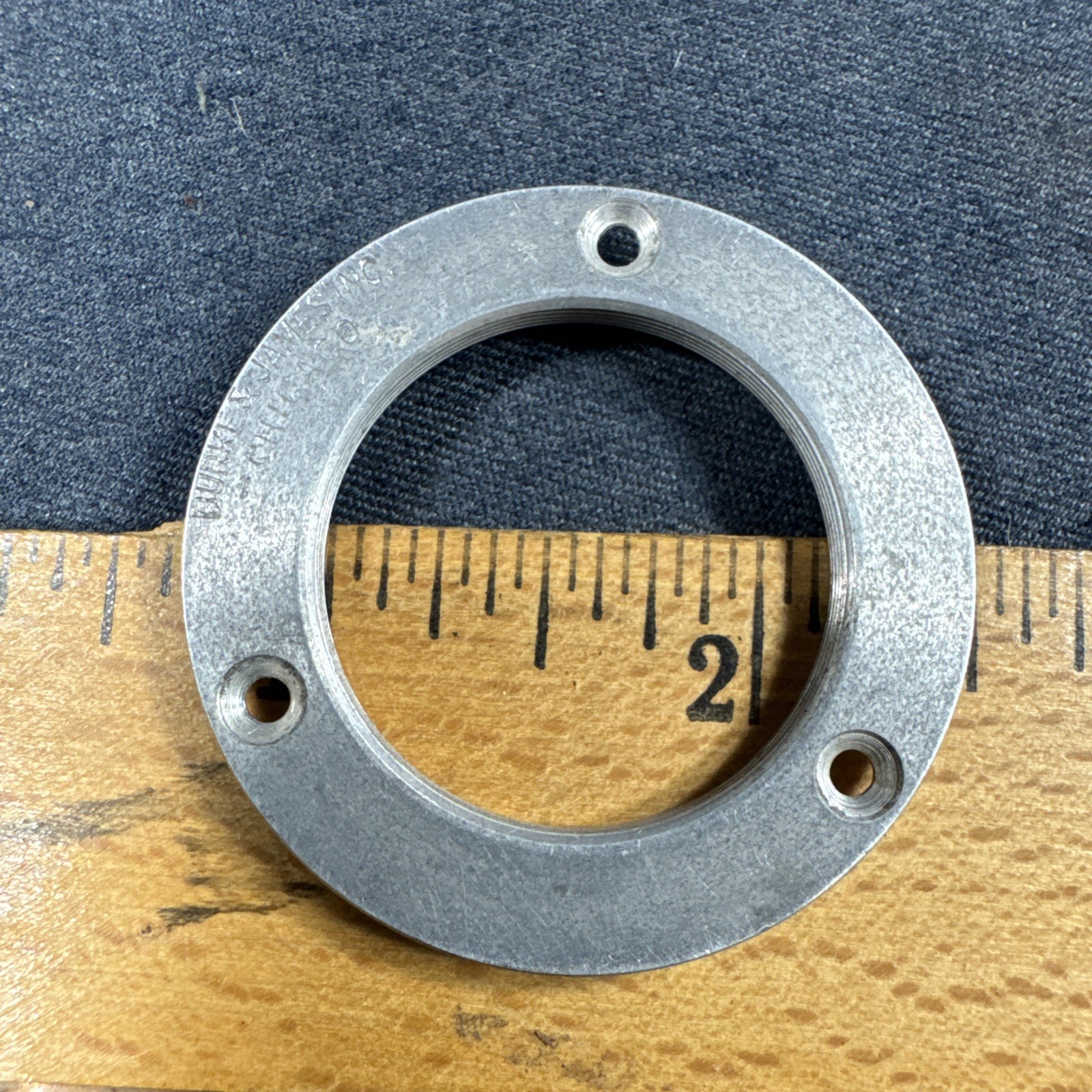 29.5mm Burke and James Aluminum Lens Mounting Flange 29mm 30mm