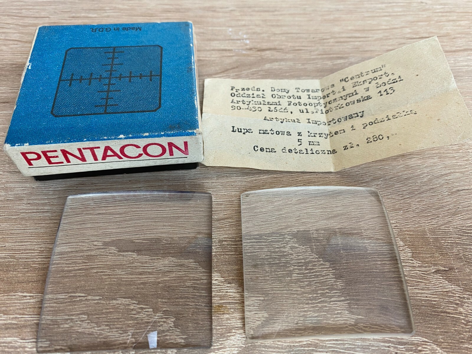 Vintage magnifier Pentacon 5mm 6×6 Made in G.D.R.