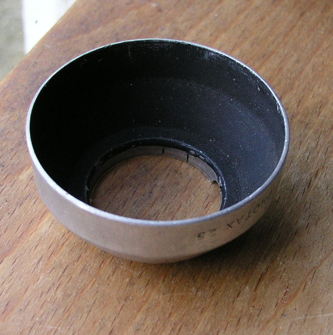 25mm push fit lens hood slip on shade Aluminium UK