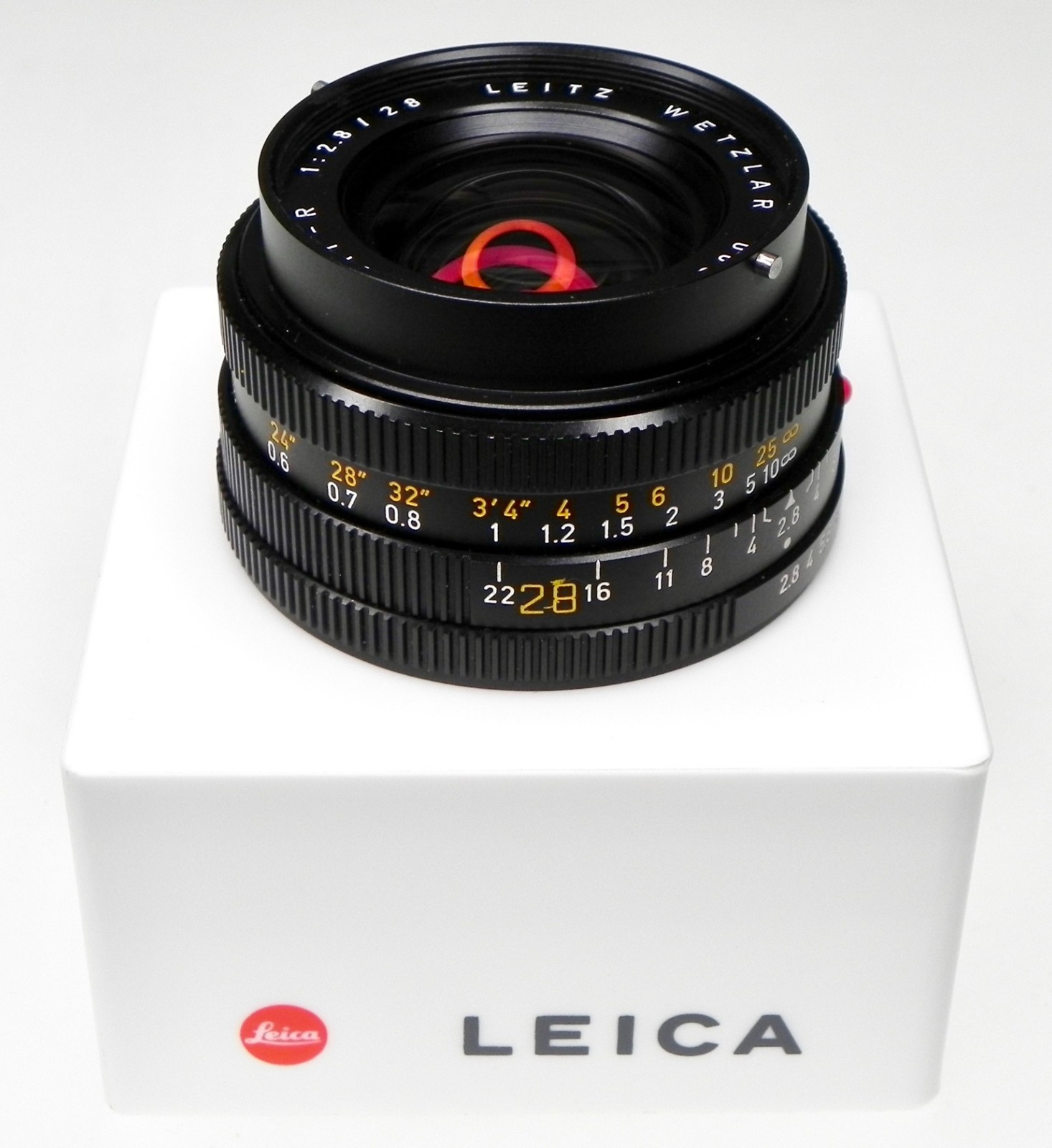 Vintage White Leica R Lens Stand ……….. Minty
