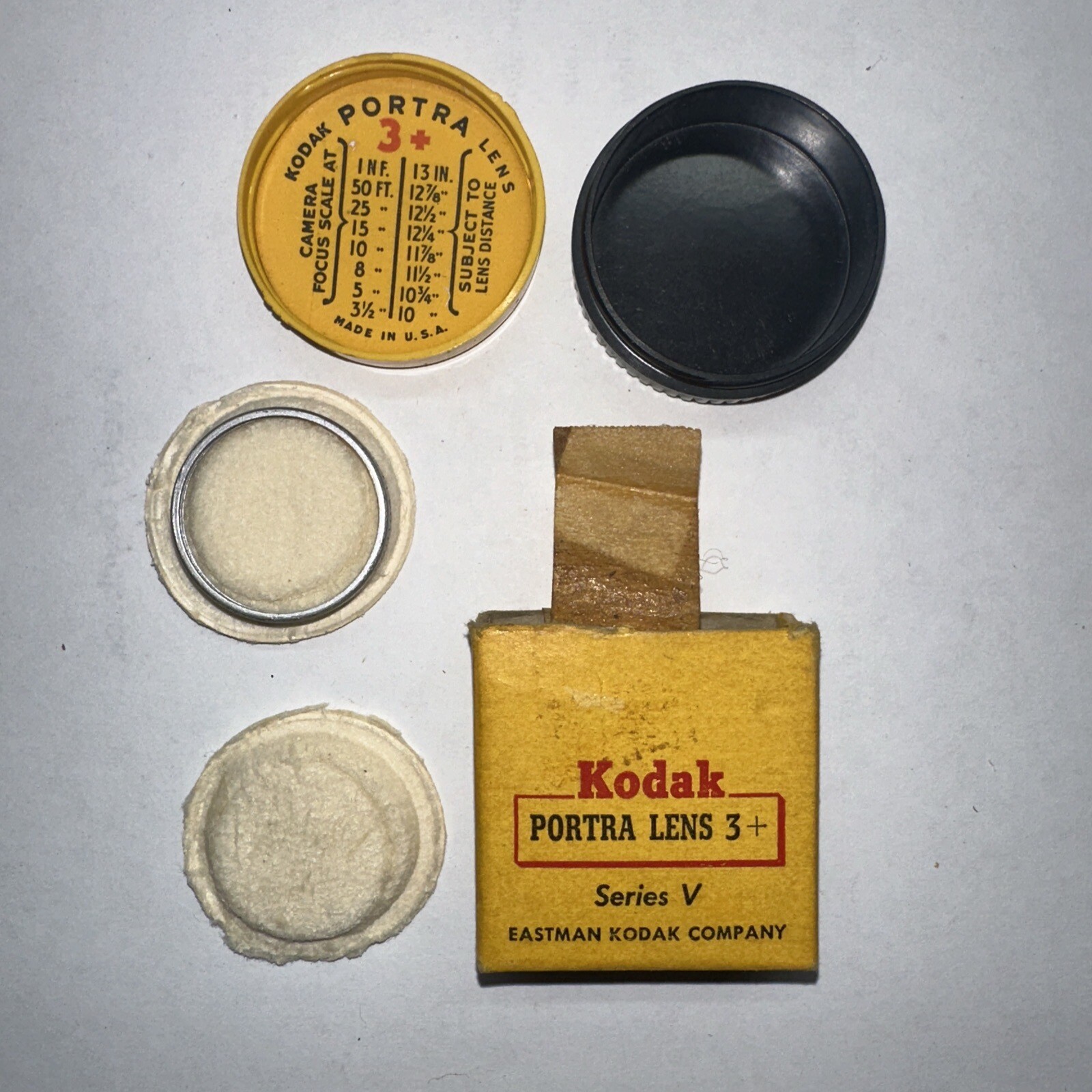 Vintage Kodak Series V Portra Lens +3 Series 5 With Original Case And Box