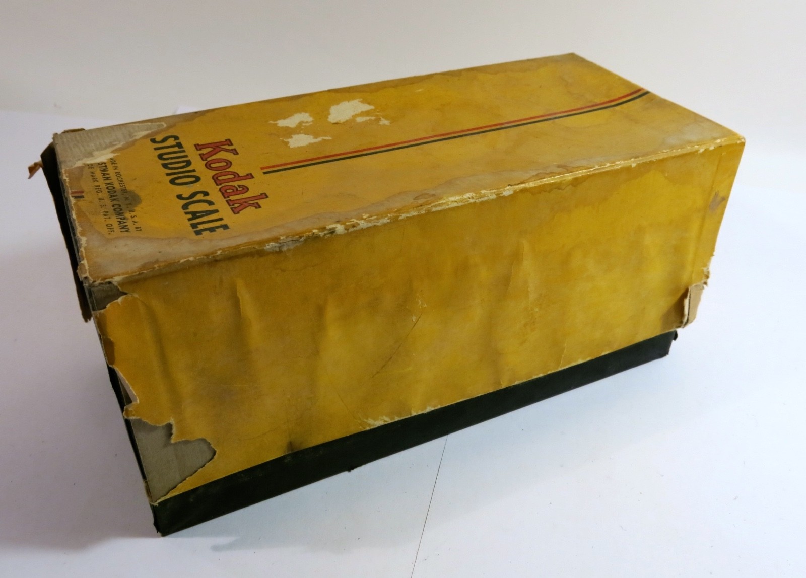 Antique Kodak Studio Scale with Weights & Box — Refinished Base plus New Feet