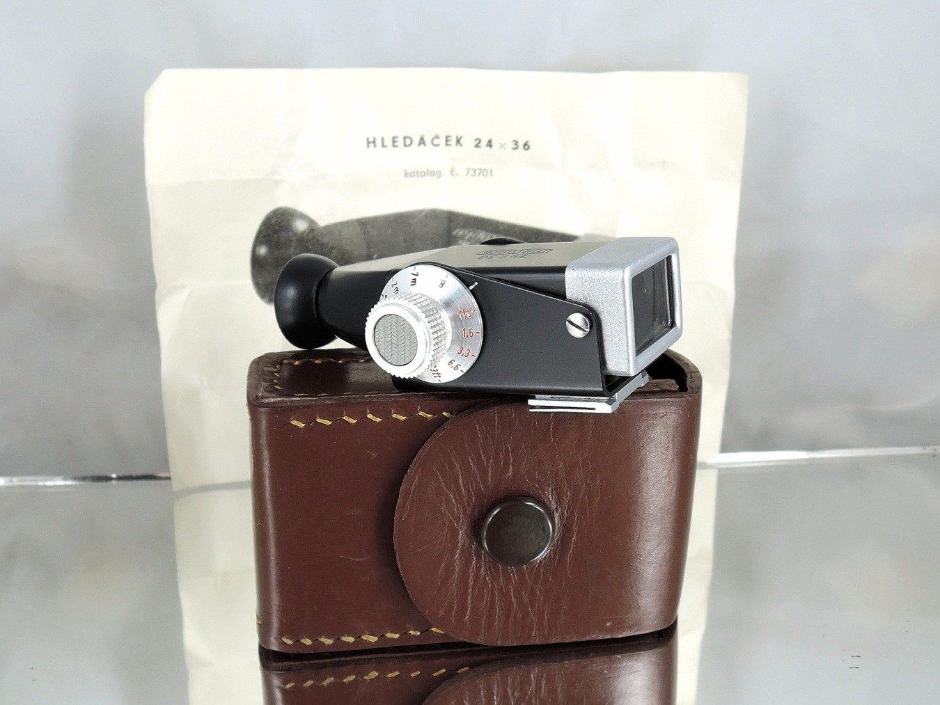 Viewfinder Flexaret Meopta genuine accessories gray 24×36 CLA VERY GOOD