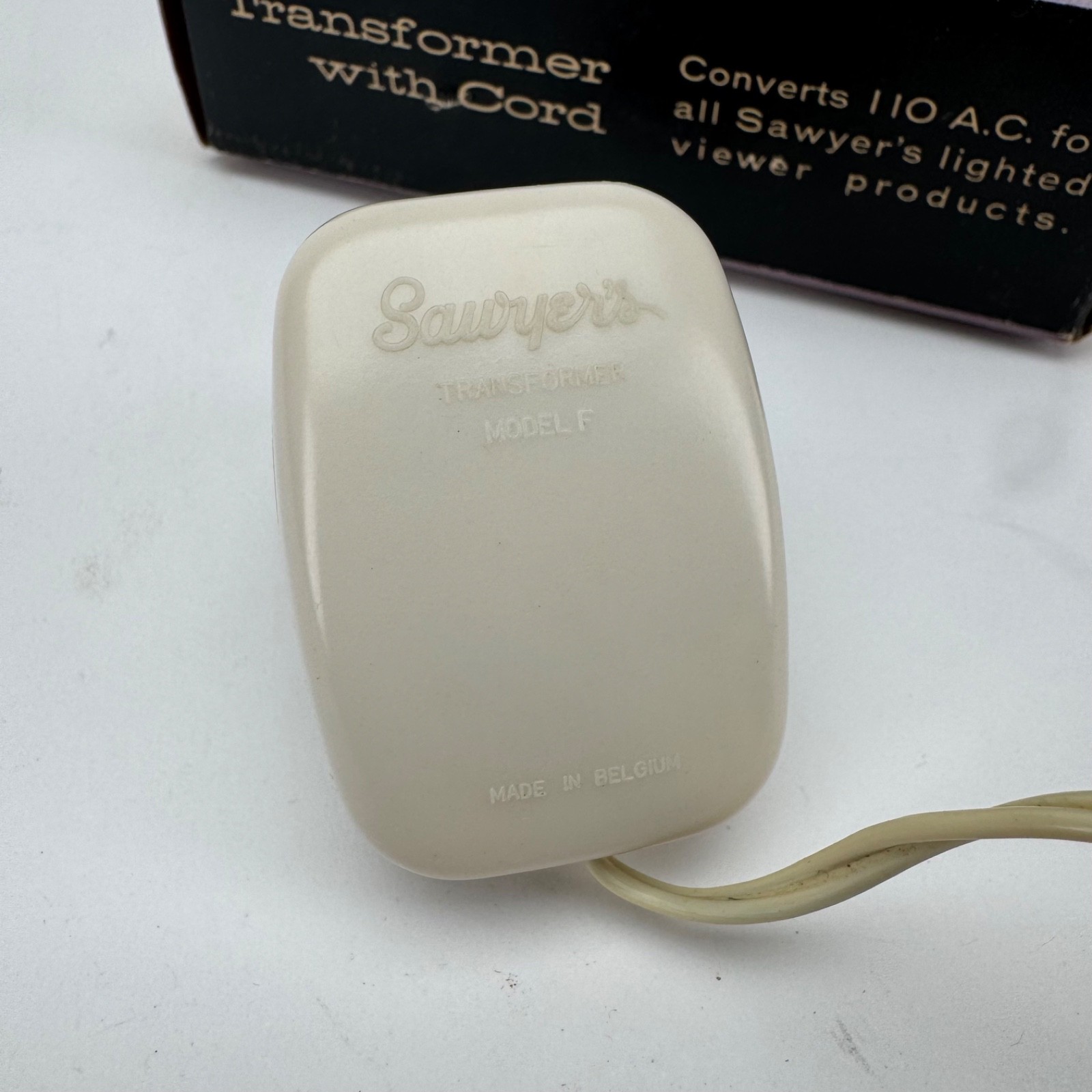 Sawyer’s Transformer with Cord Model F Vintage Slide Viewer Power Supply
