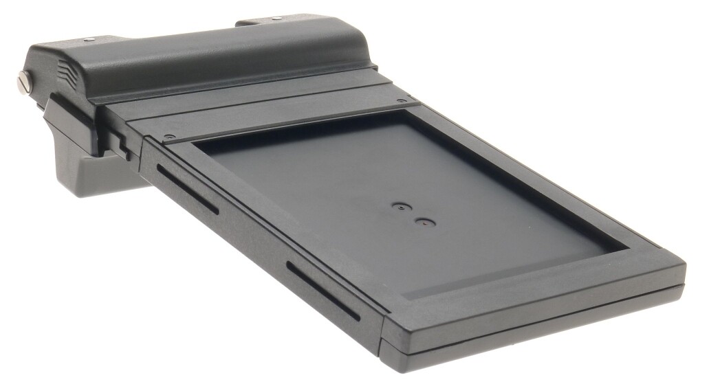 POLAROID 545 FOR FILM PACKS 9x12cm MINT BOX COMPLETE INSTANT FILM HOLDER LINHOF