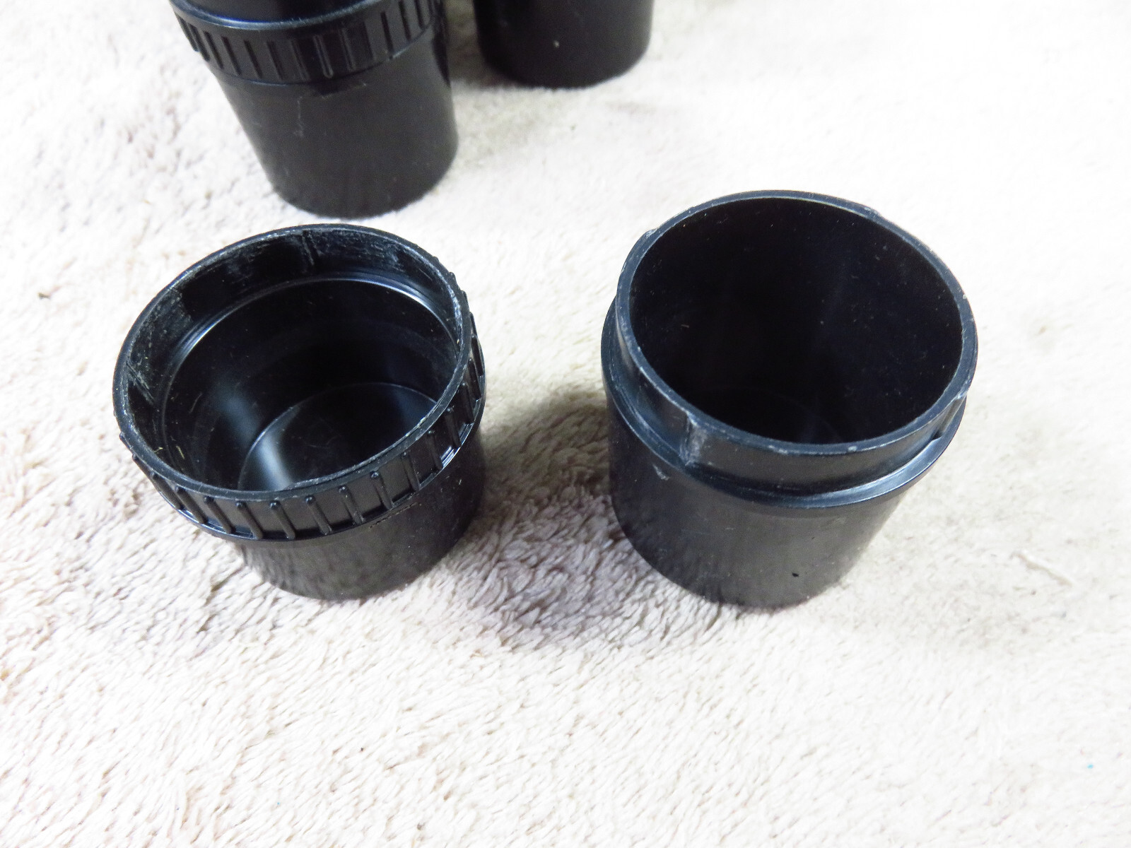 RARE ~ Lot of 4 – Russian Made KNEB KIEV Empty Film Storage Canister Containers