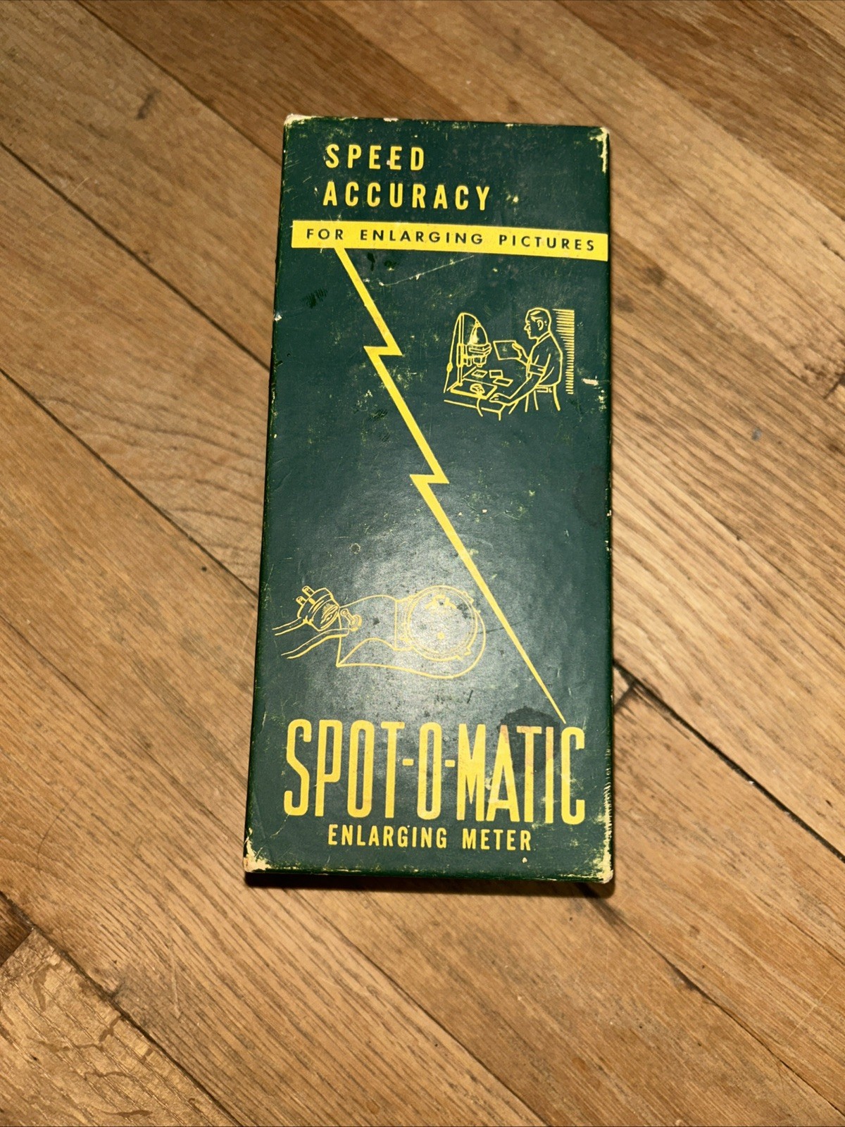 Kinnard Company Spot-O-Matic Enlarging Meter w/ box and instructions Untested