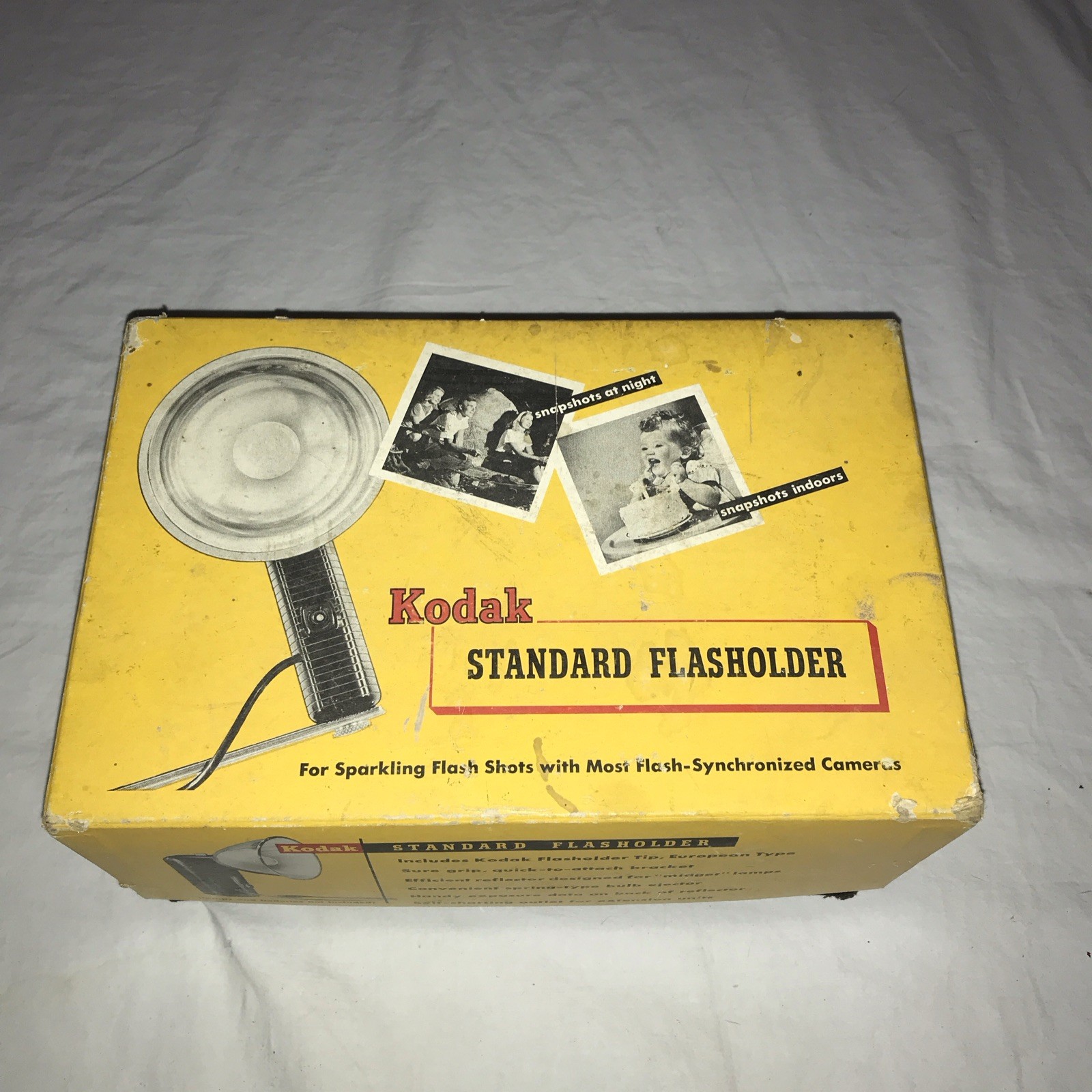 Vintage Kodak Standard Flasholder! In Box! With Instructions!