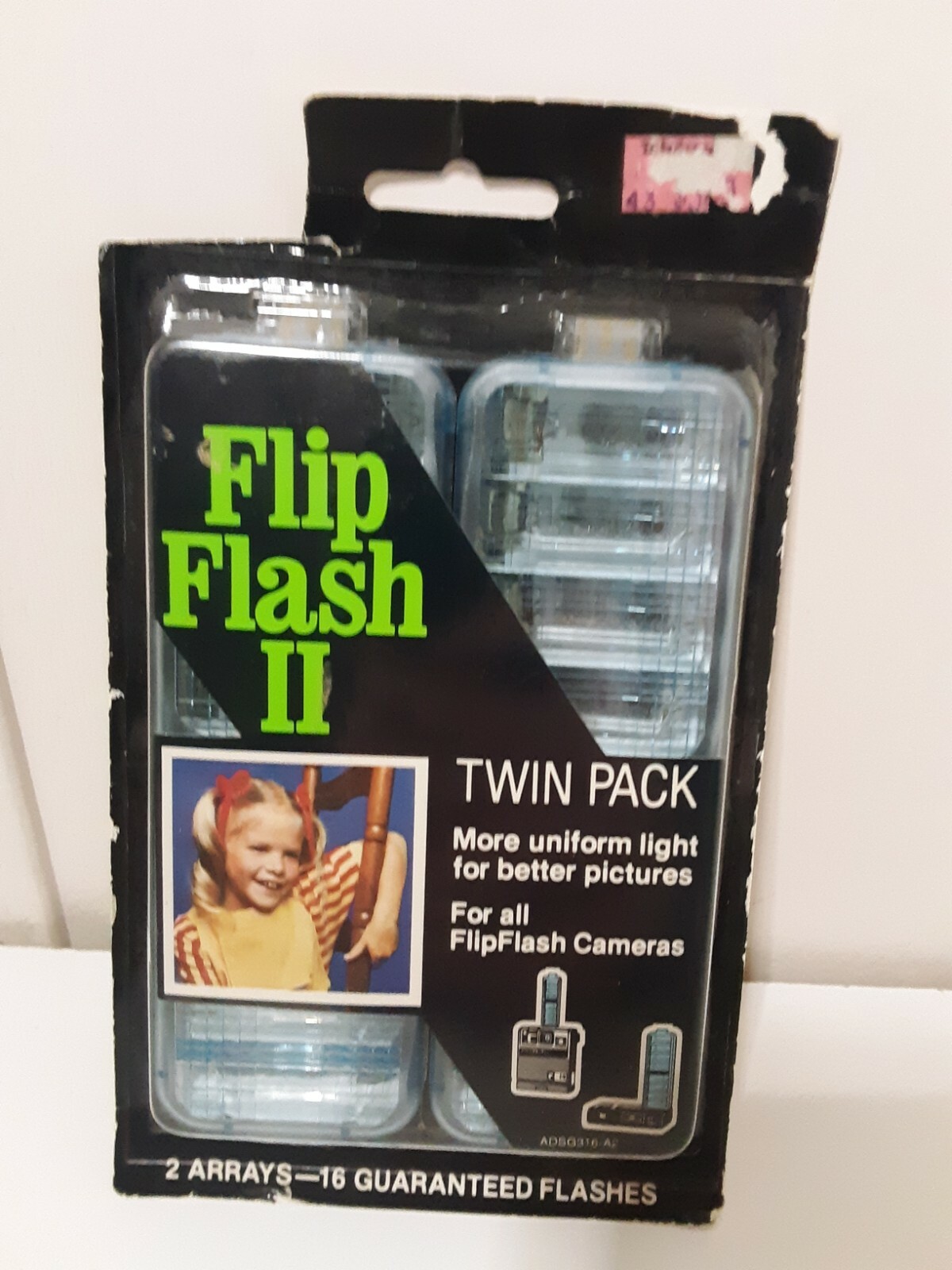 Vintage GE Flip Flash II Camera Flash Bulb Bar Original New in Package Twin Pack