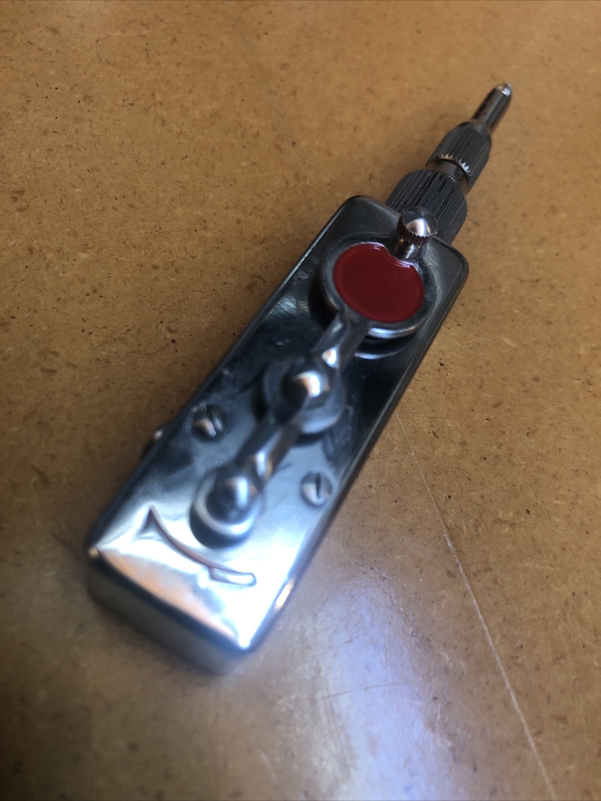 Vintage Bower For Polaroid Chrome Camera Self Timer w/Case Tested Excellent Cond