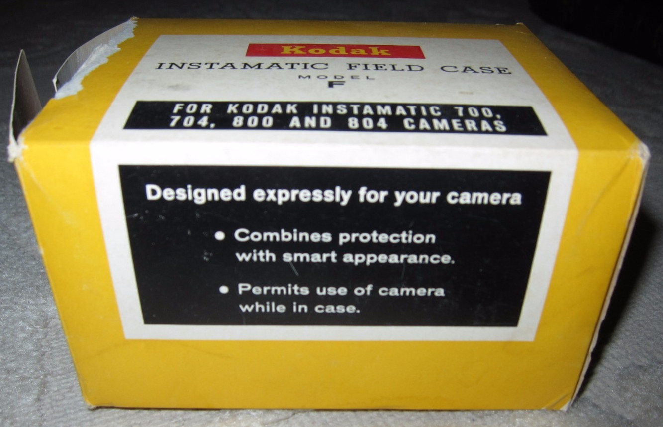 Vintage Kodak Instamatic camera Field Case Model F in original box, looks unused