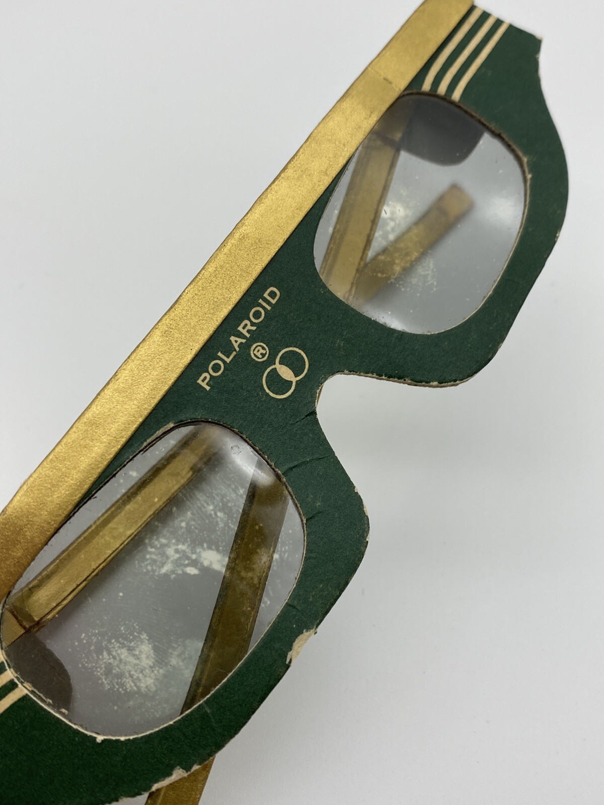 Vintage Polaroid 3-D Glasses Set of 3 Cardboard Movie Film Viewers Retro