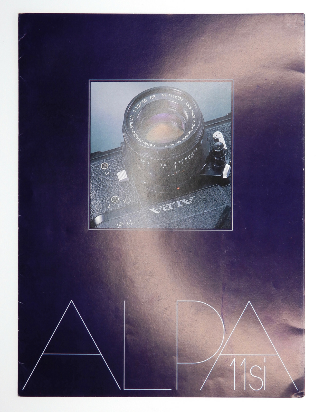 Alpa Gold 11SI Certificate & Brochure ……….. MINT