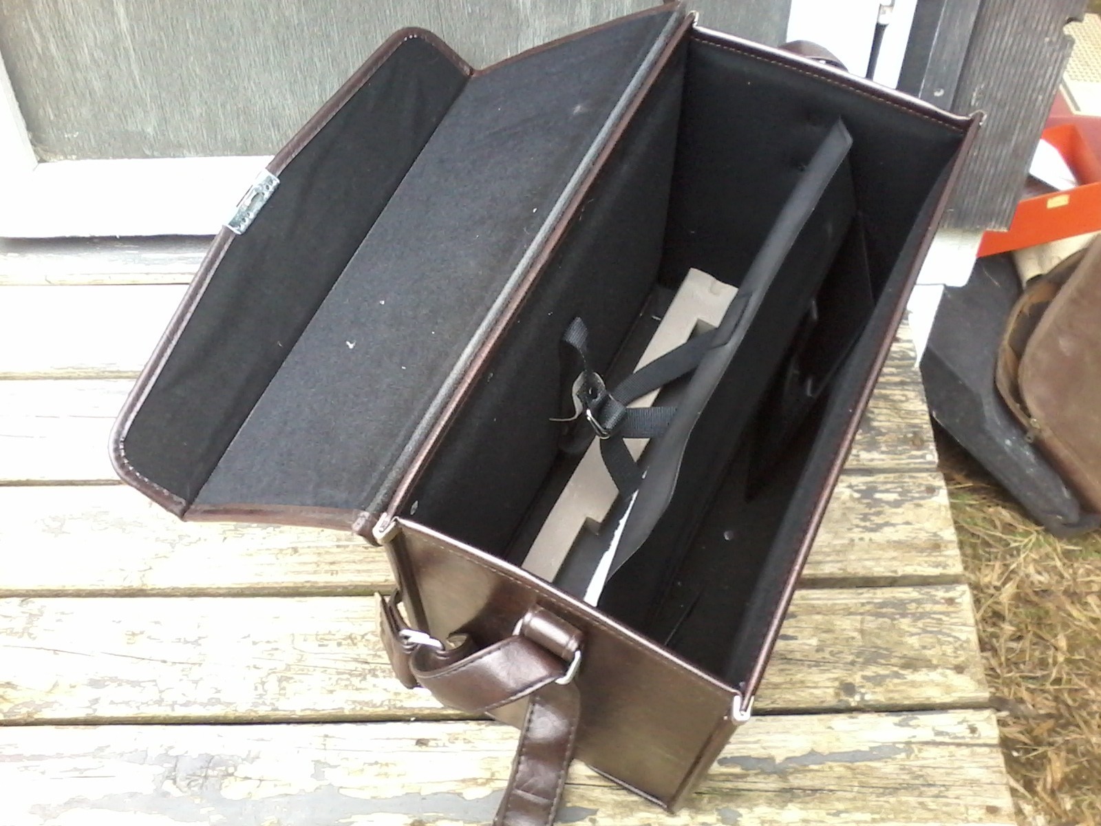 Video Cassette Recorder CASE Camera, Hard Leather 1980s (National) VGC, PICK UP