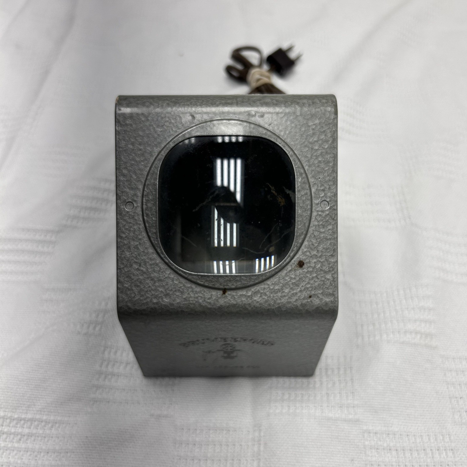 Vintage Brumberger Film Accessory Film Viewer/Splicer Textured Metal