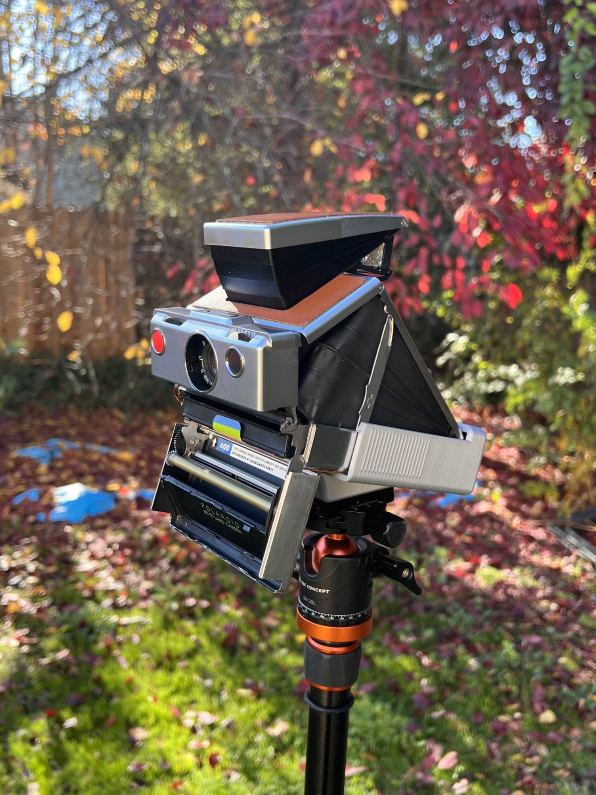 Deluxe SX-70 Tripod Adapter (Built-in Angle & Strong Grip)