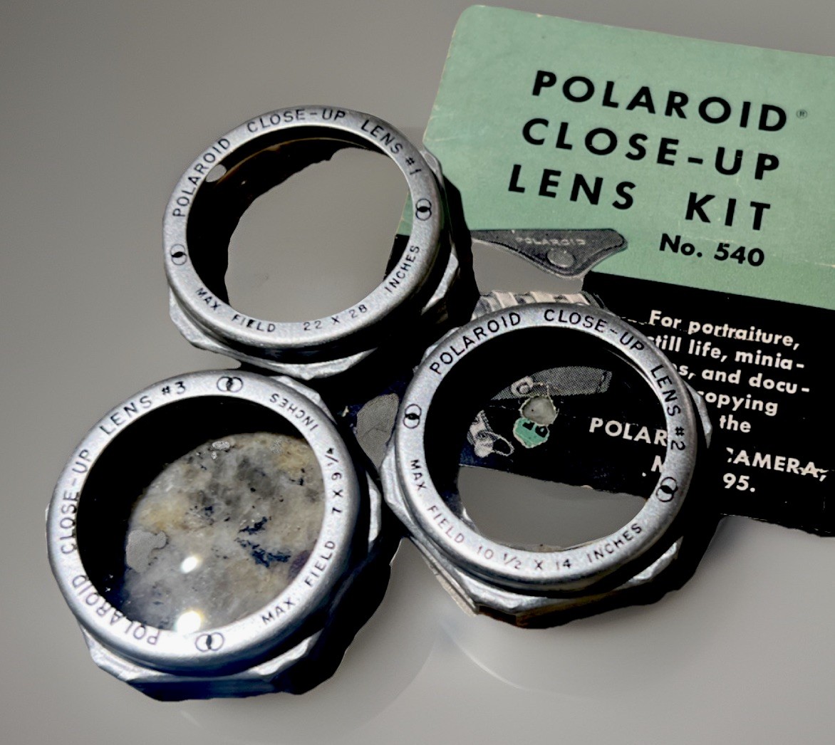 Polaroid Close-Up Lens Kit No. 540 with Case for Model 95