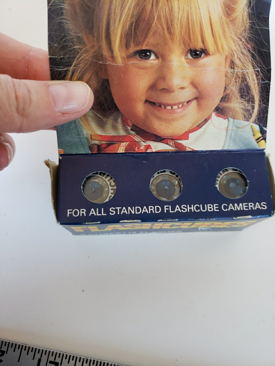 Vintage GTE Sylvania Blue Dot Flash Cubes 3 Cubes In Original Box New