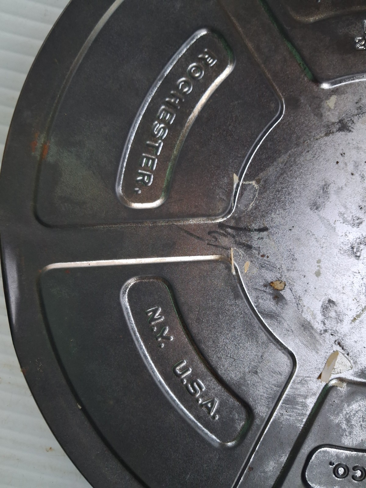 Vintage Large 15” EASTMAN KODAK CO. NO. 2373 Metal Film Reel Tin Canister